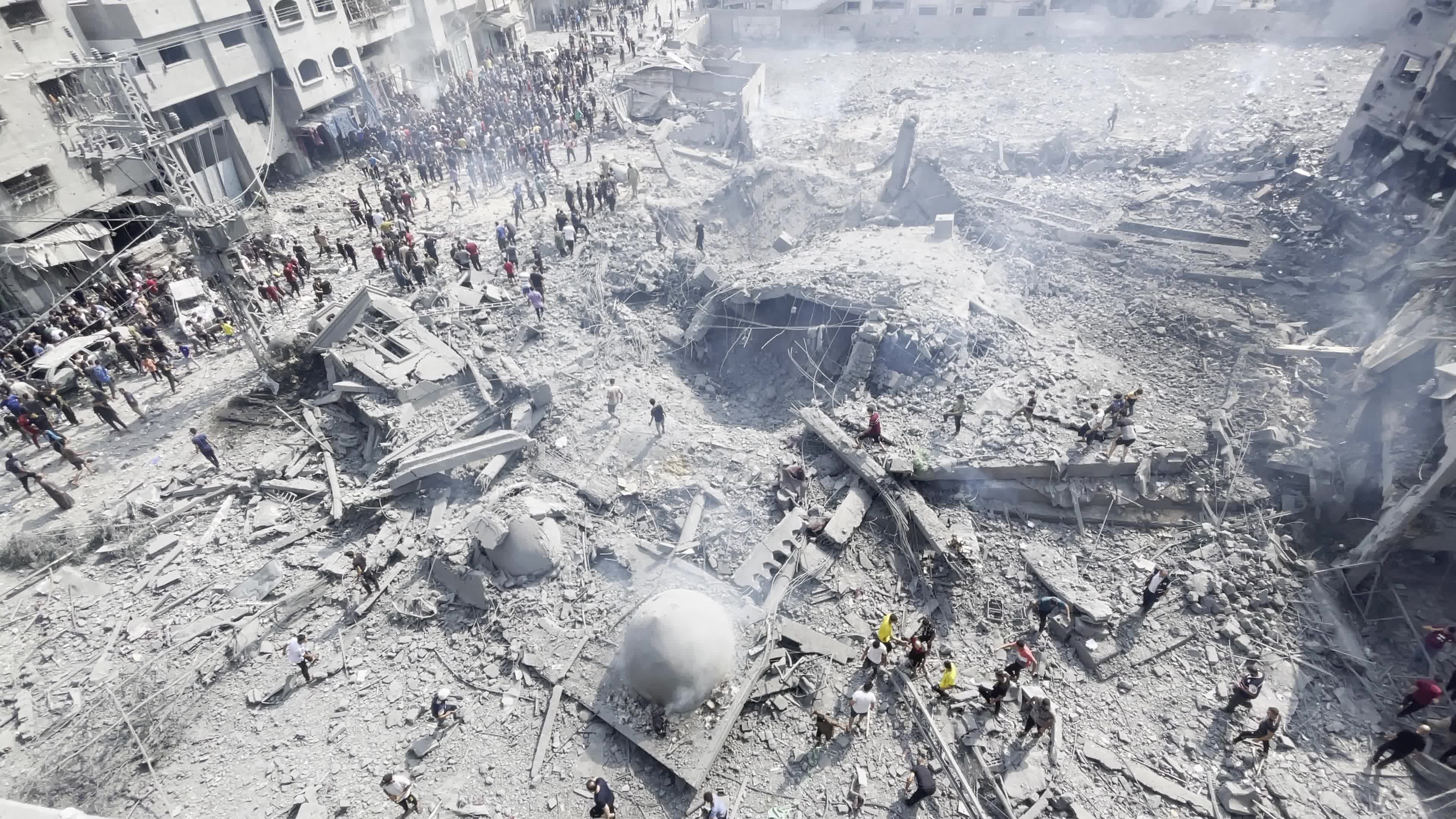 Israeli Aistrike In Gaza After Hamas Attacks