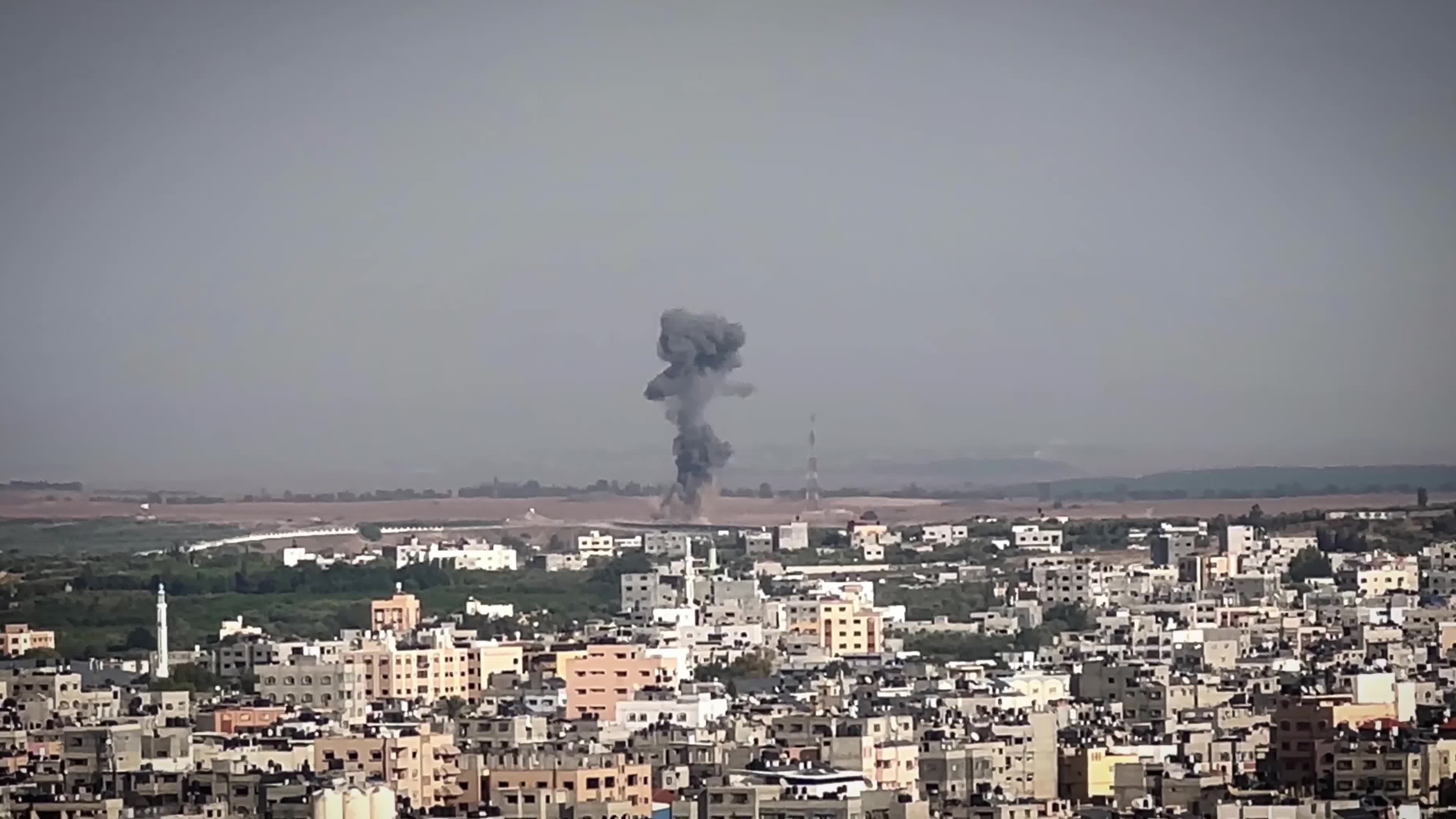 Israeli Aistrike In Gaza After Hamas Attacks