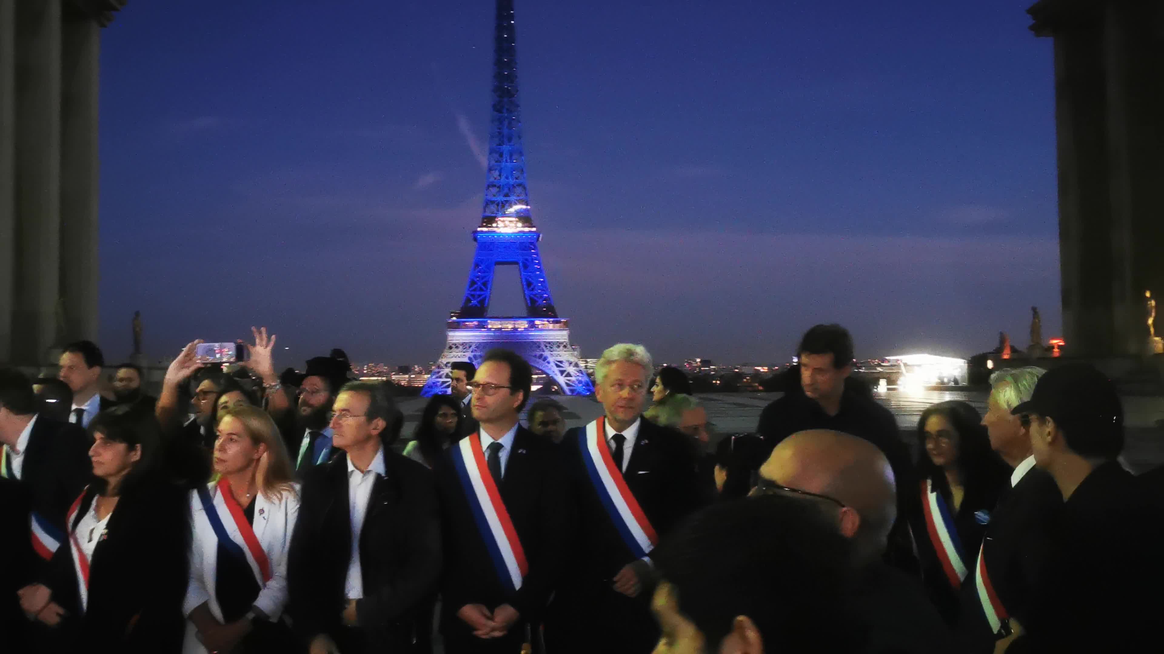 Pro-Israel rally in Paris