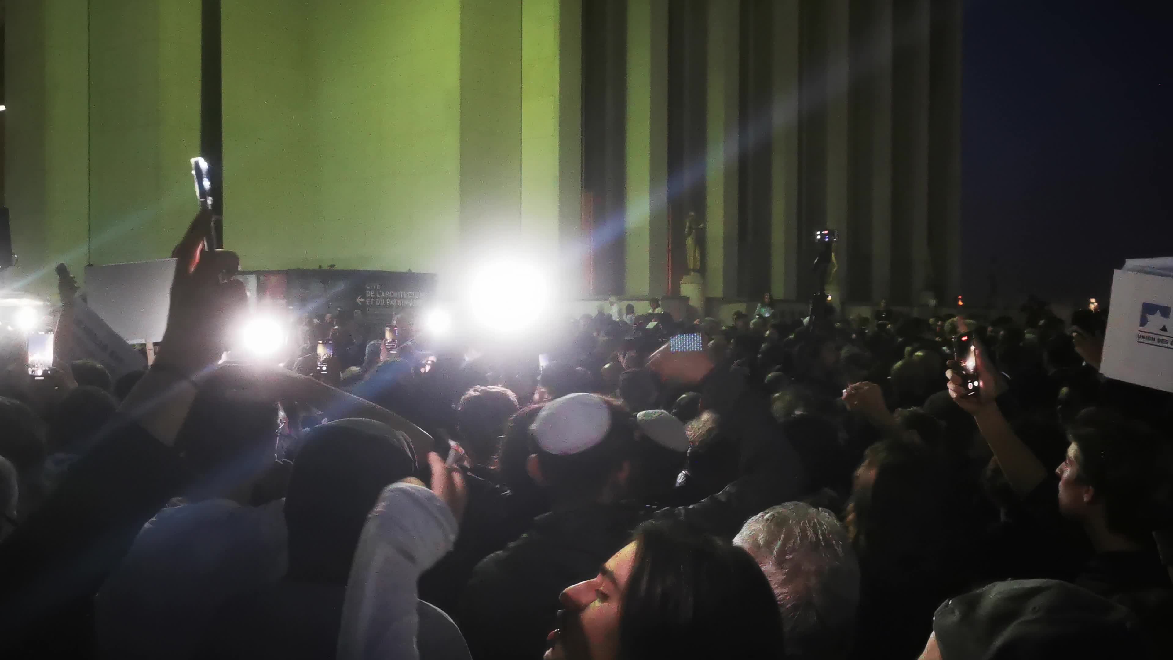 Pro-Israel rally in Paris