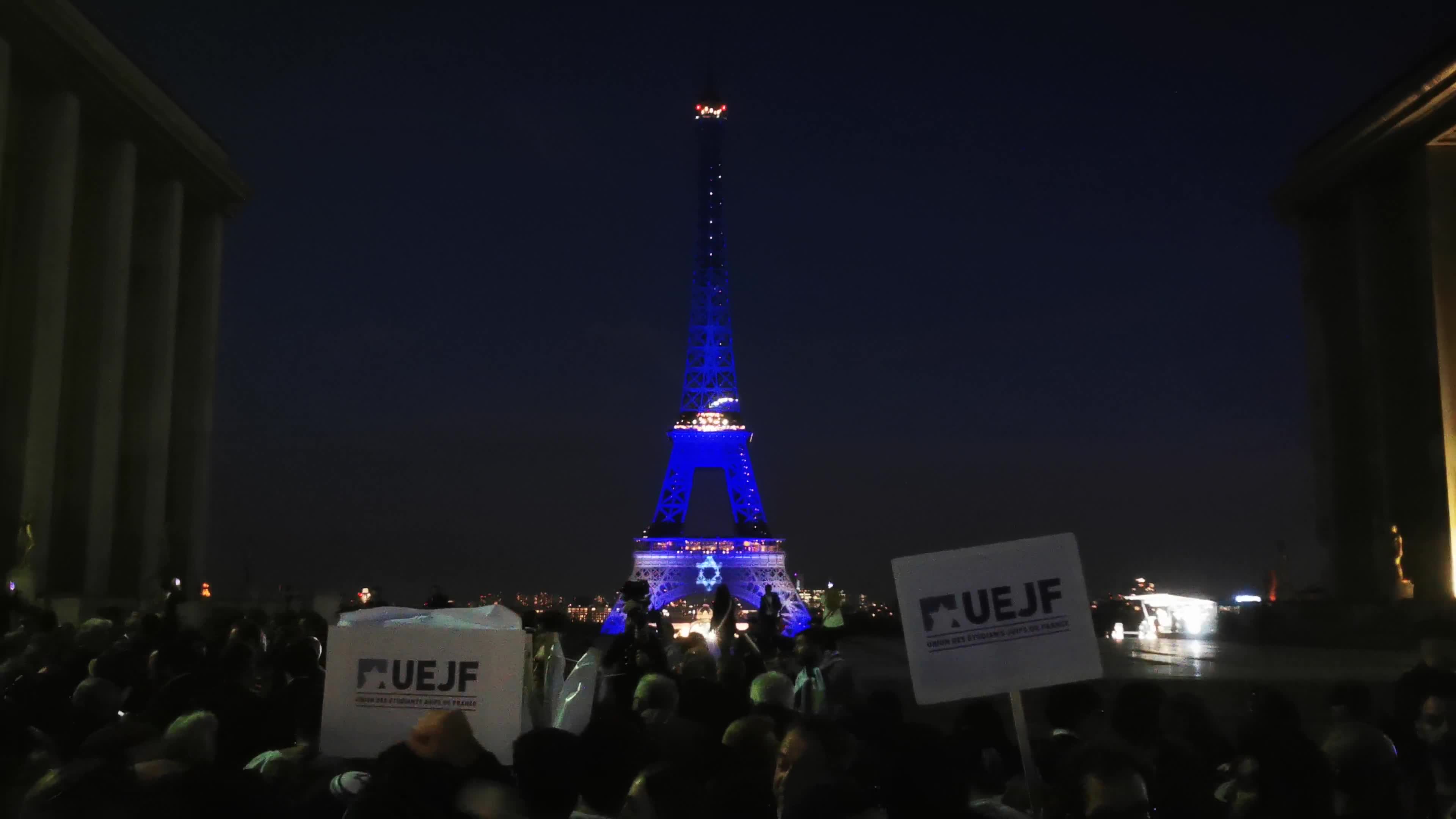 Pro-Israel rally in Paris