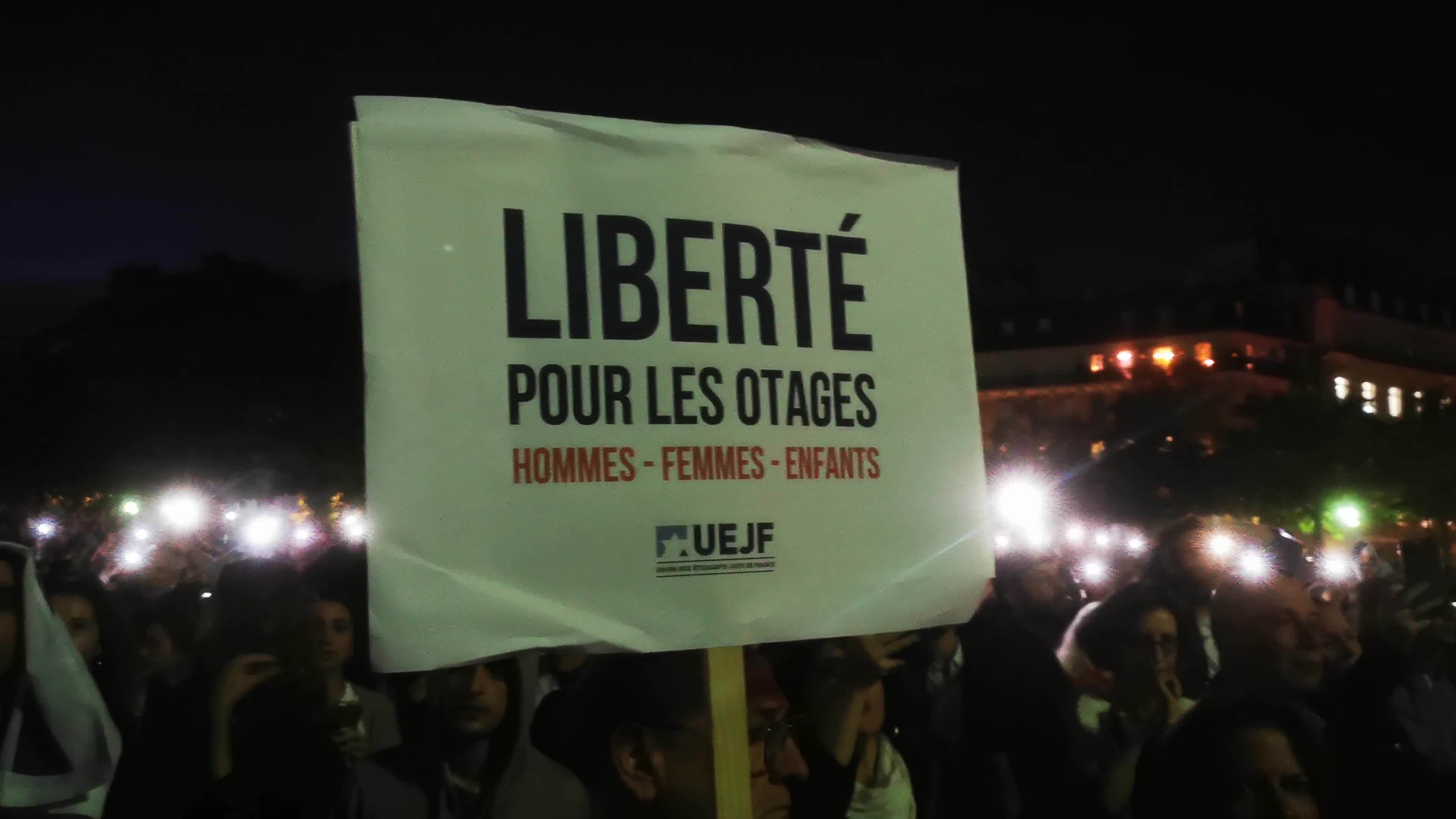 Pro-Israel rally in Paris