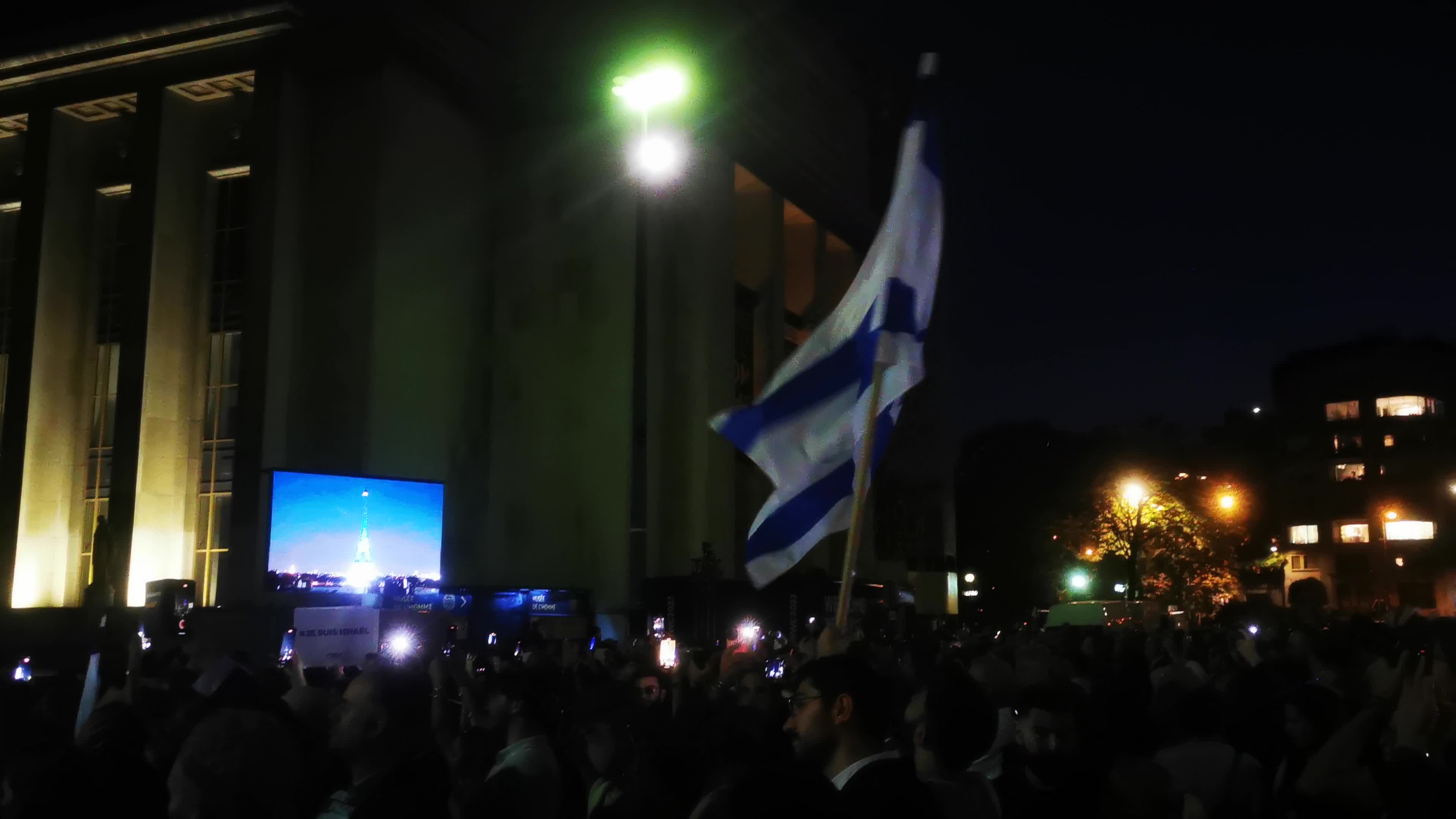 Pro-Israel rally in Paris