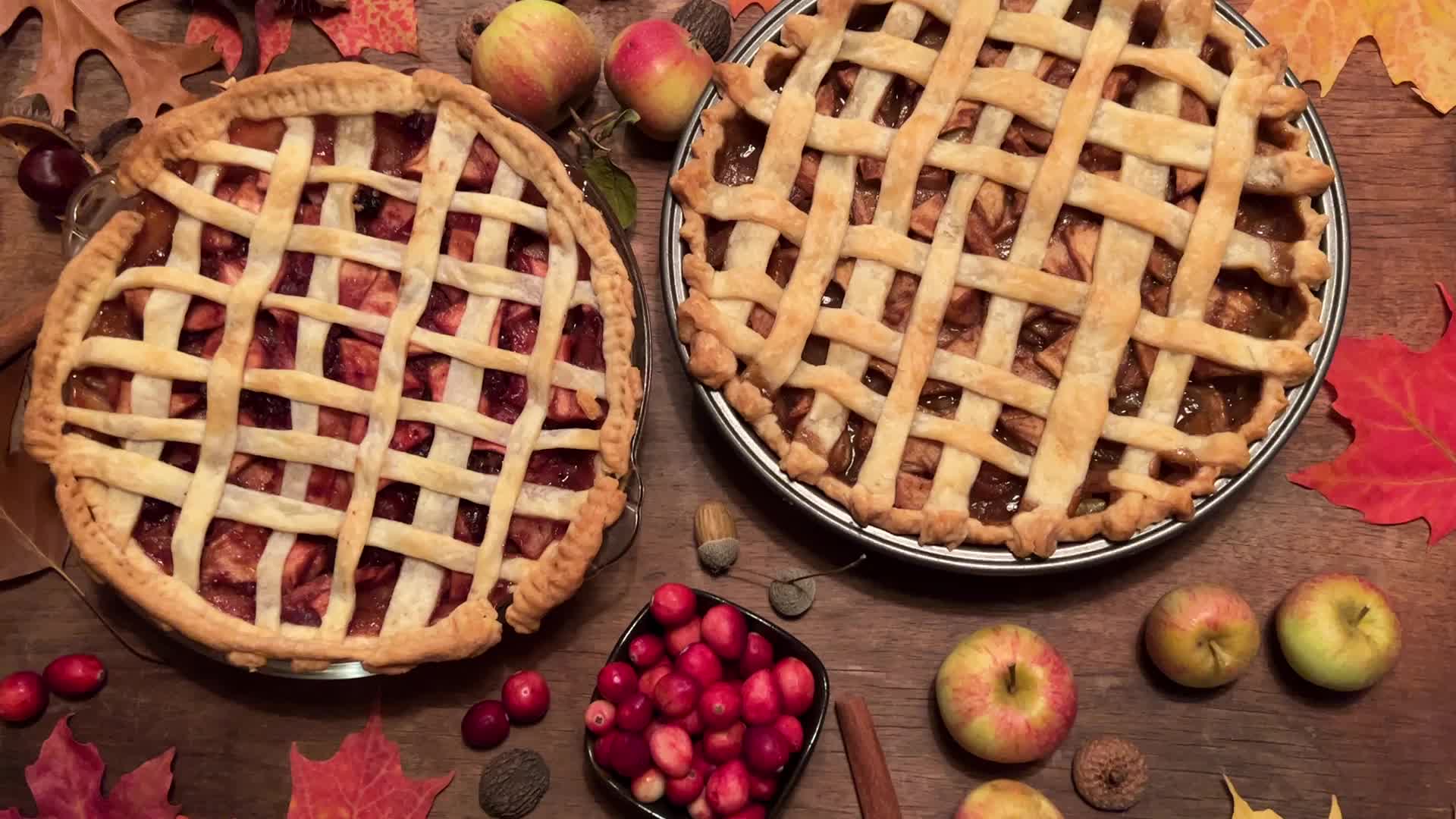 Homemade Pies During The Autumn Season