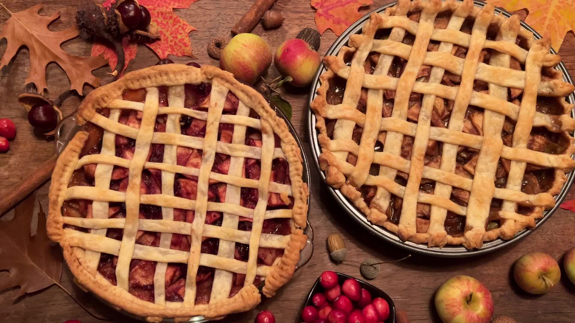 Homemade Pies During The Autumn Season