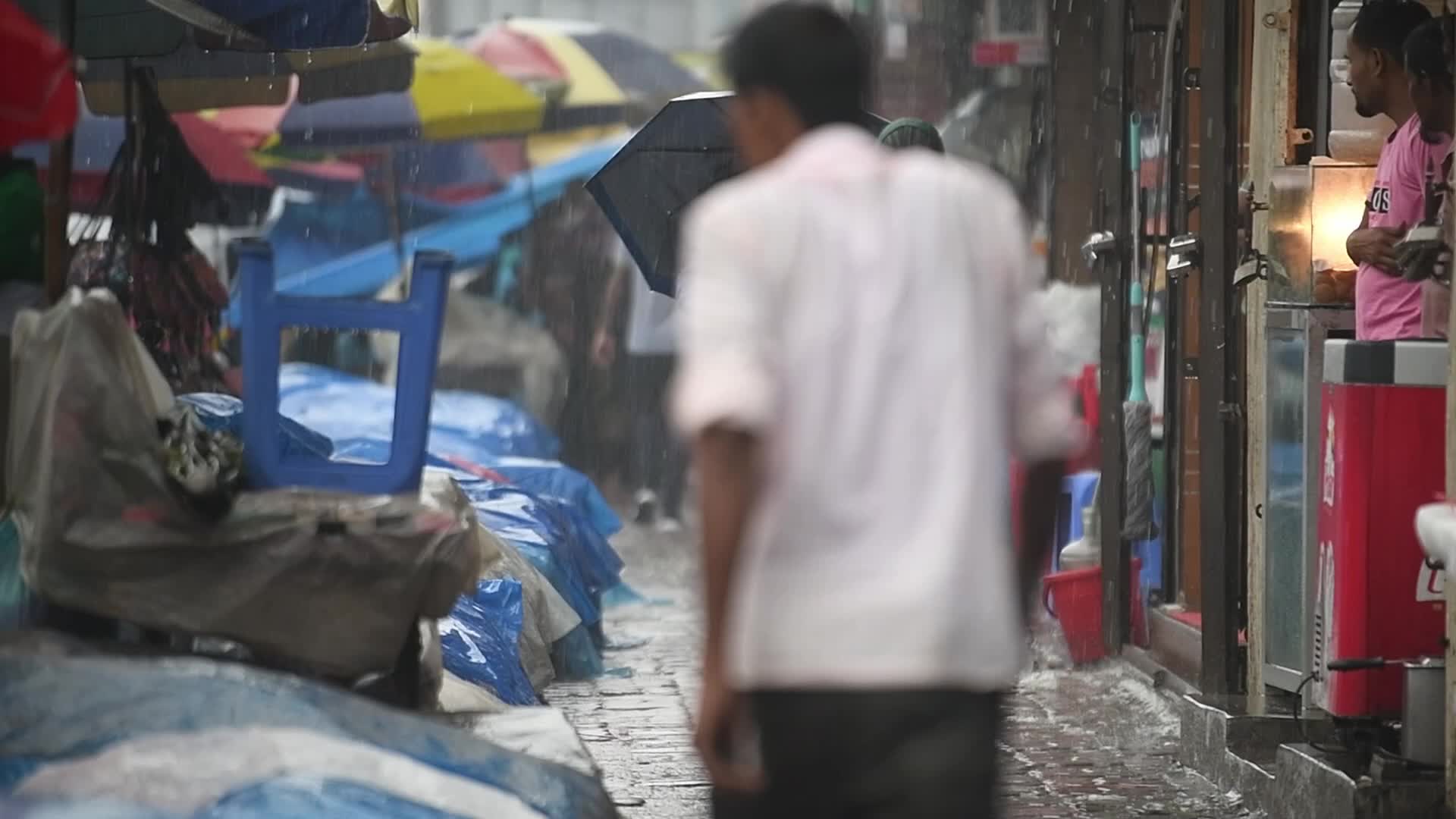 Rain in Dhaka 