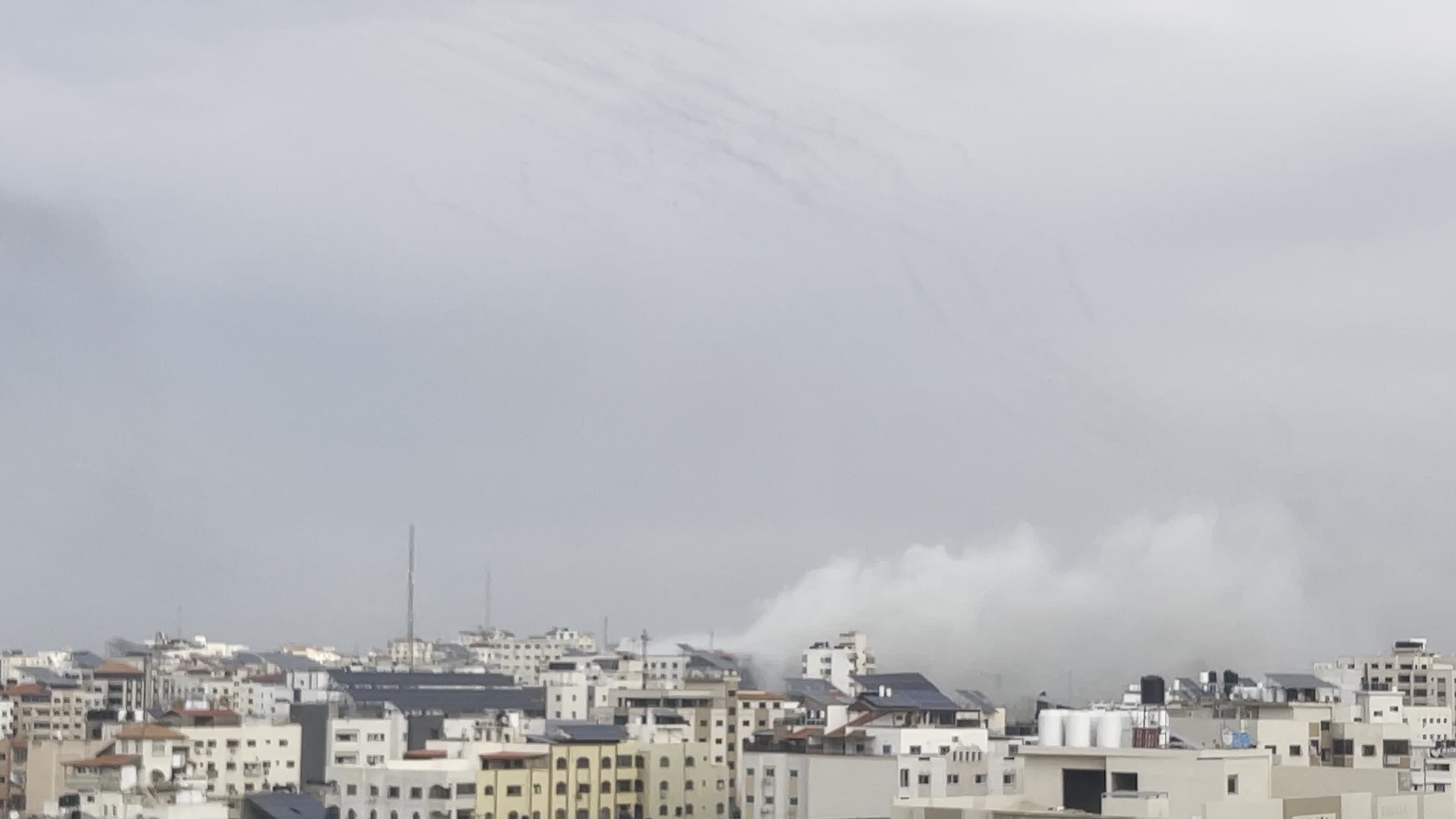 Isareli Aistrike In Gaza, Palestine