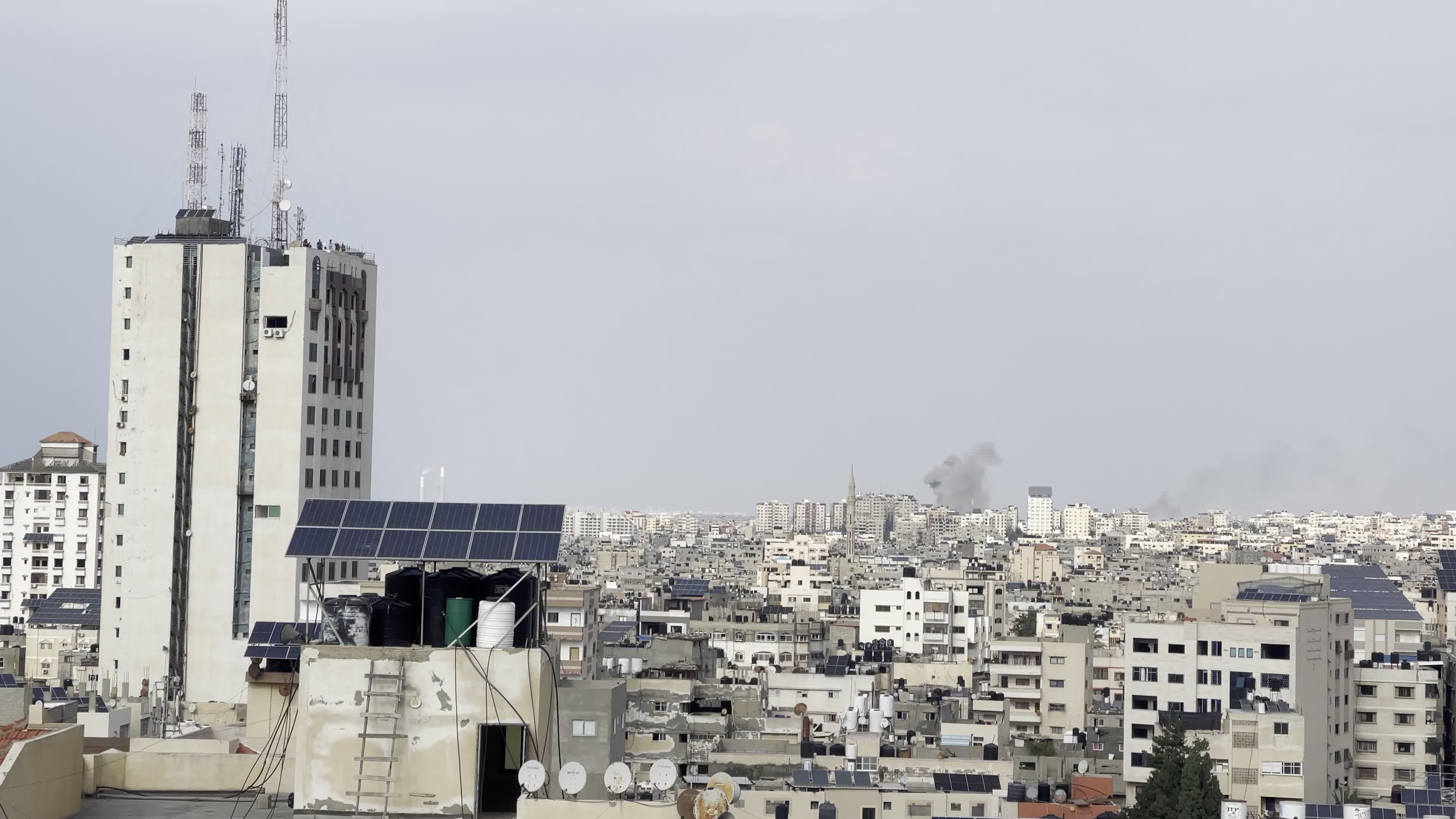 Isareli Aistrike In Gaza, Palestine