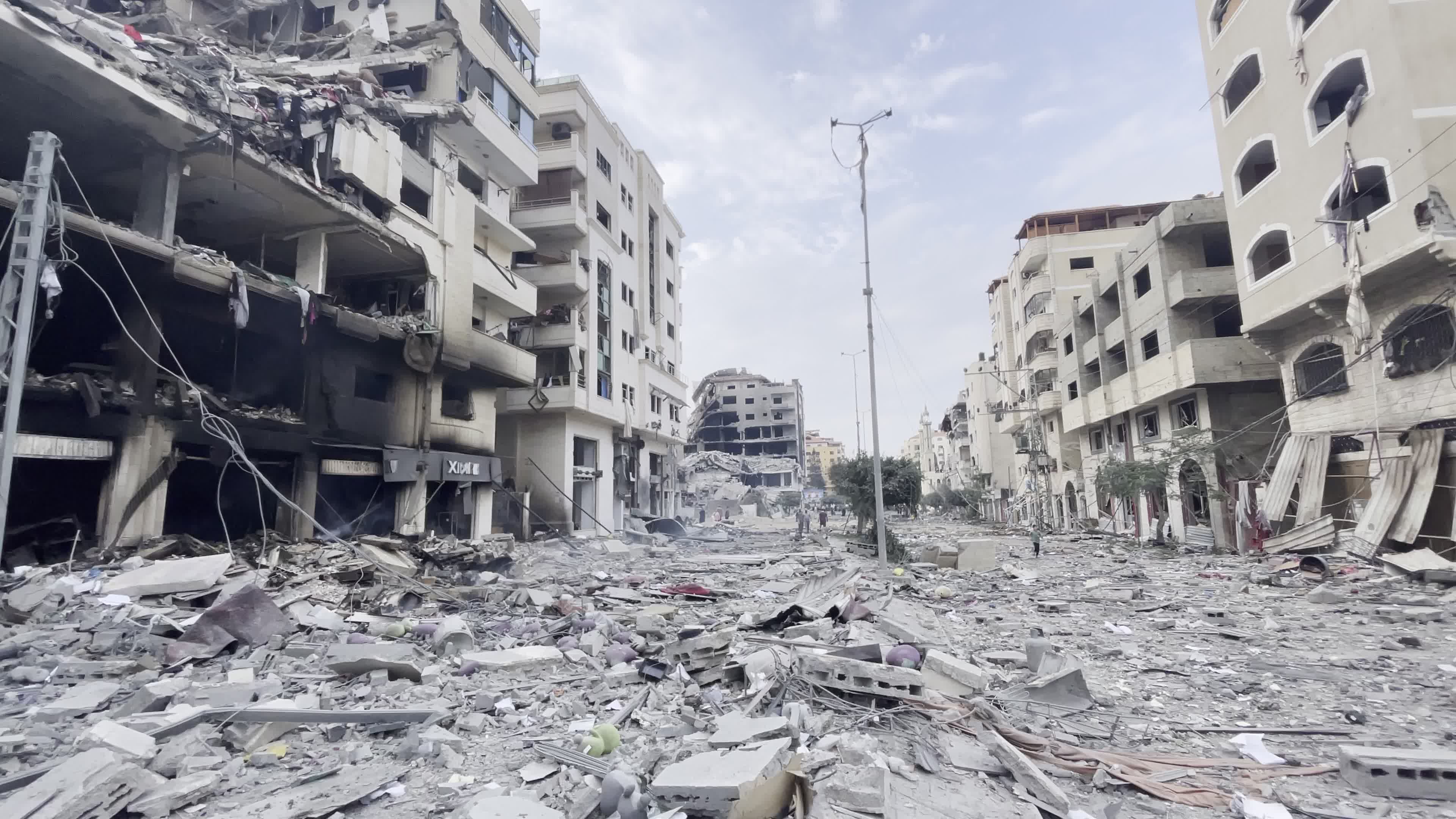 Aftermath Of Isareli Aistrike In Gaza, Palestine