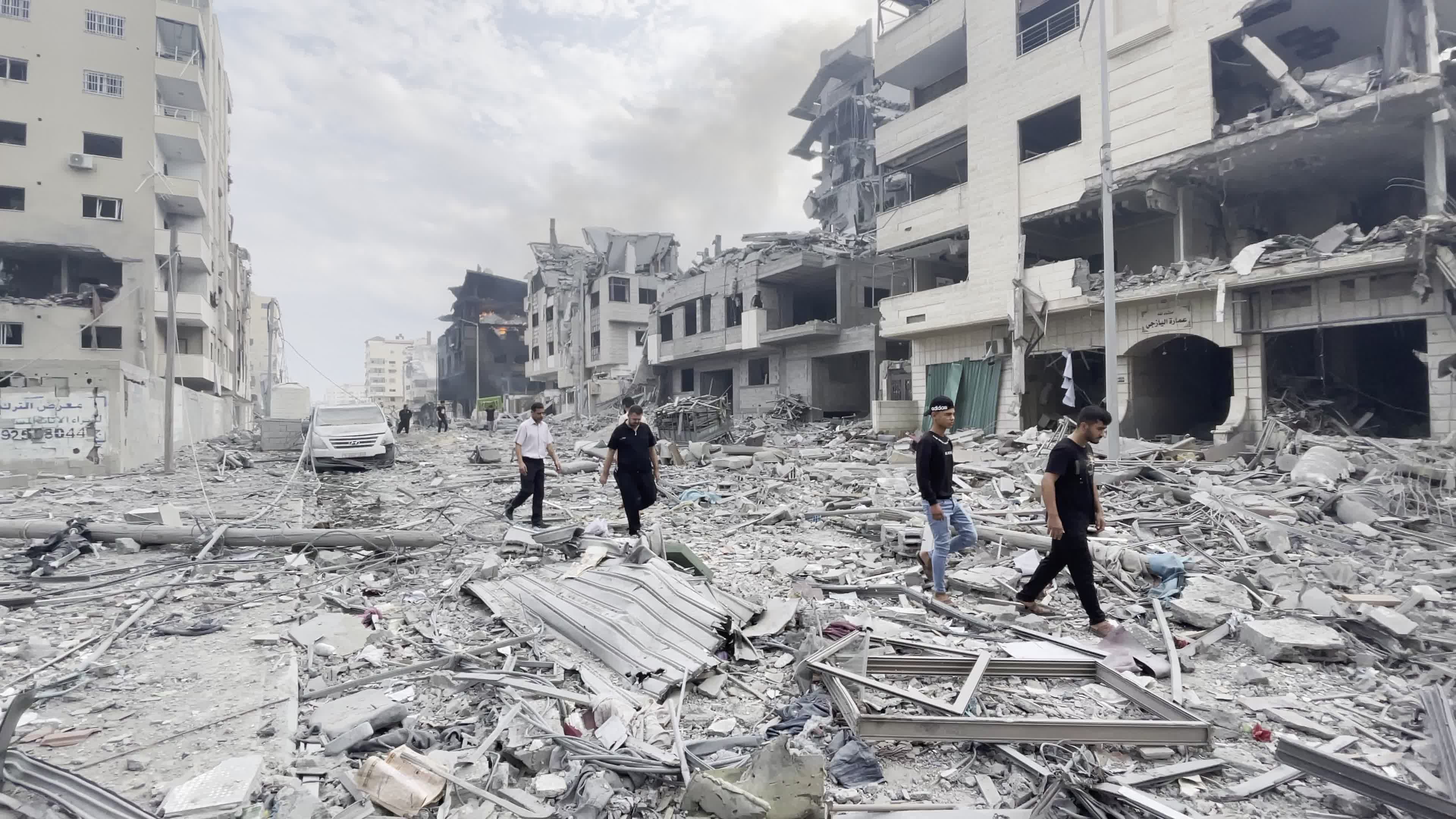 Aftermath Of Isareli Aistrike In Gaza, Palestine
