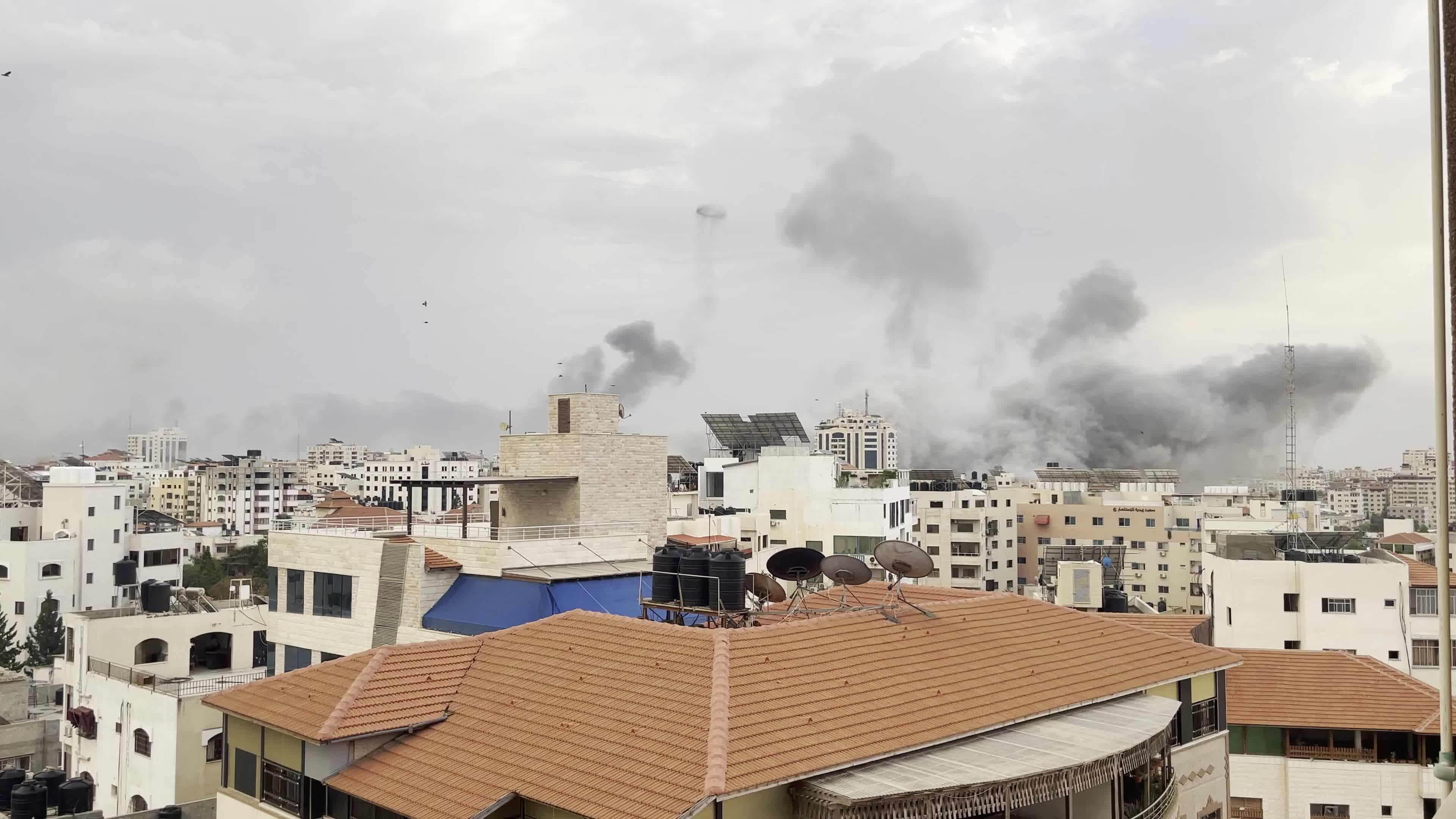 Isareli Aistrike In Gaza, Palestine