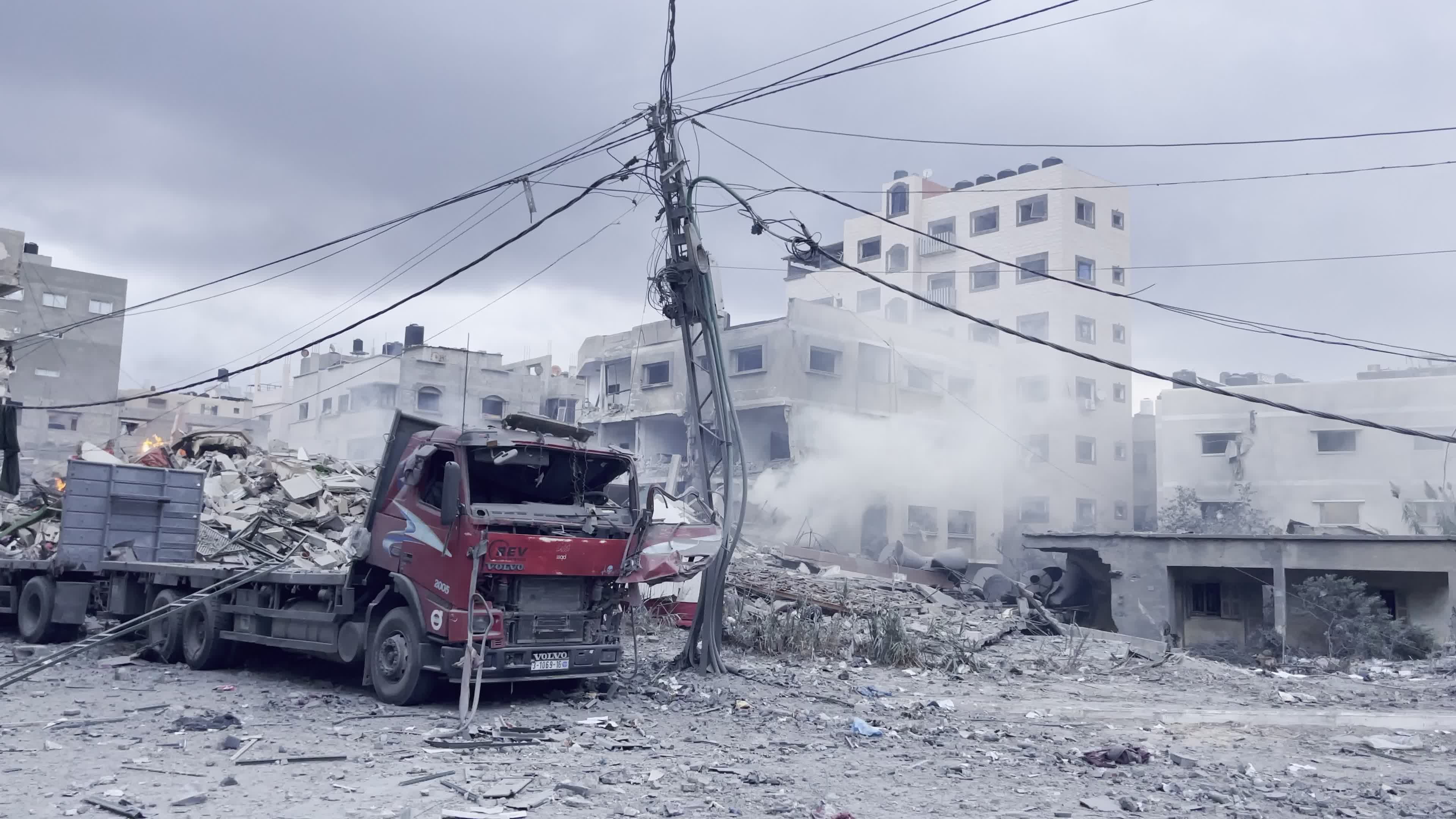 Aftermath Of Isareli Aistrike In Gaza, Palestine