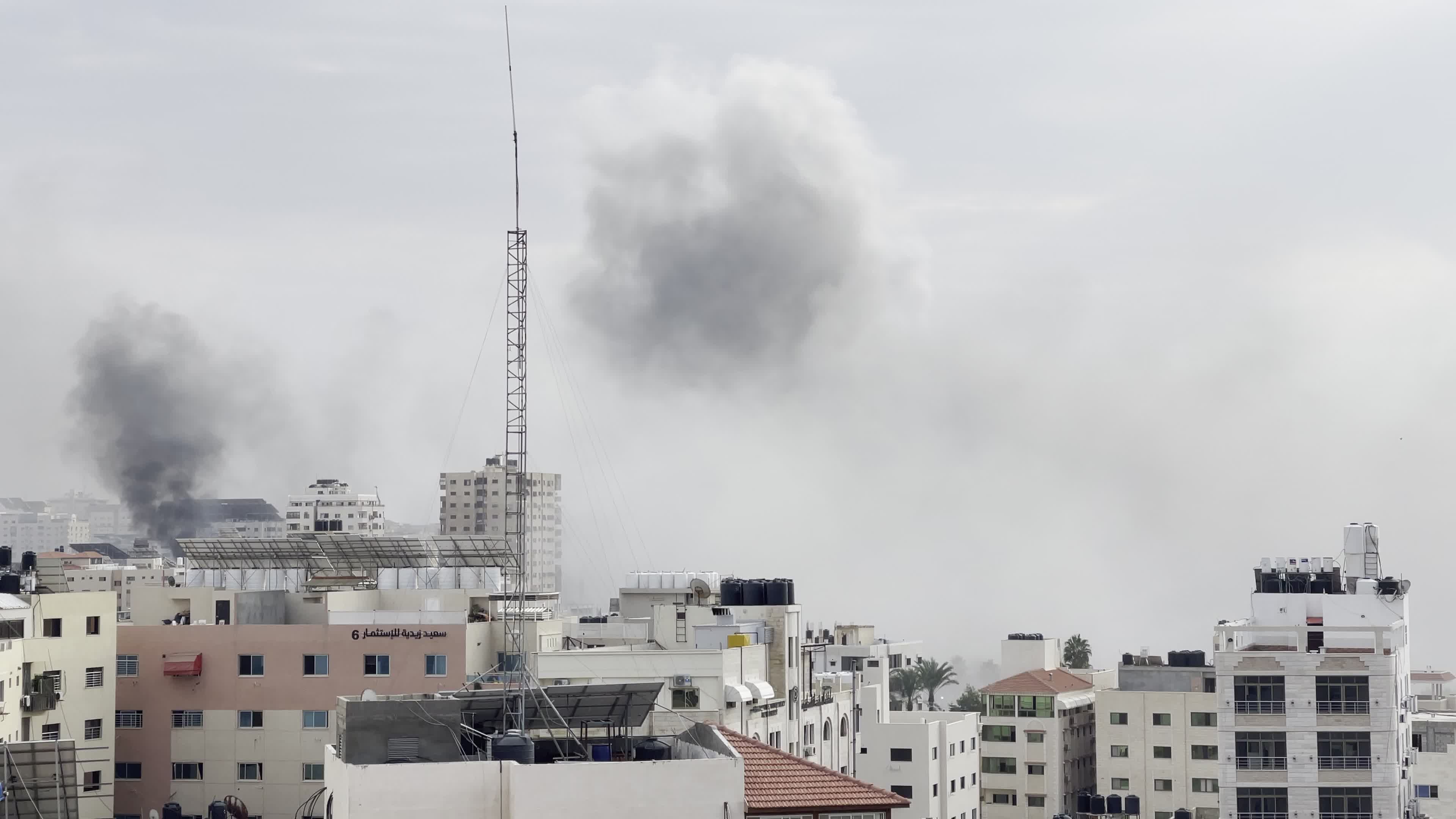 Isareli Aistrike In Gaza, Palestine