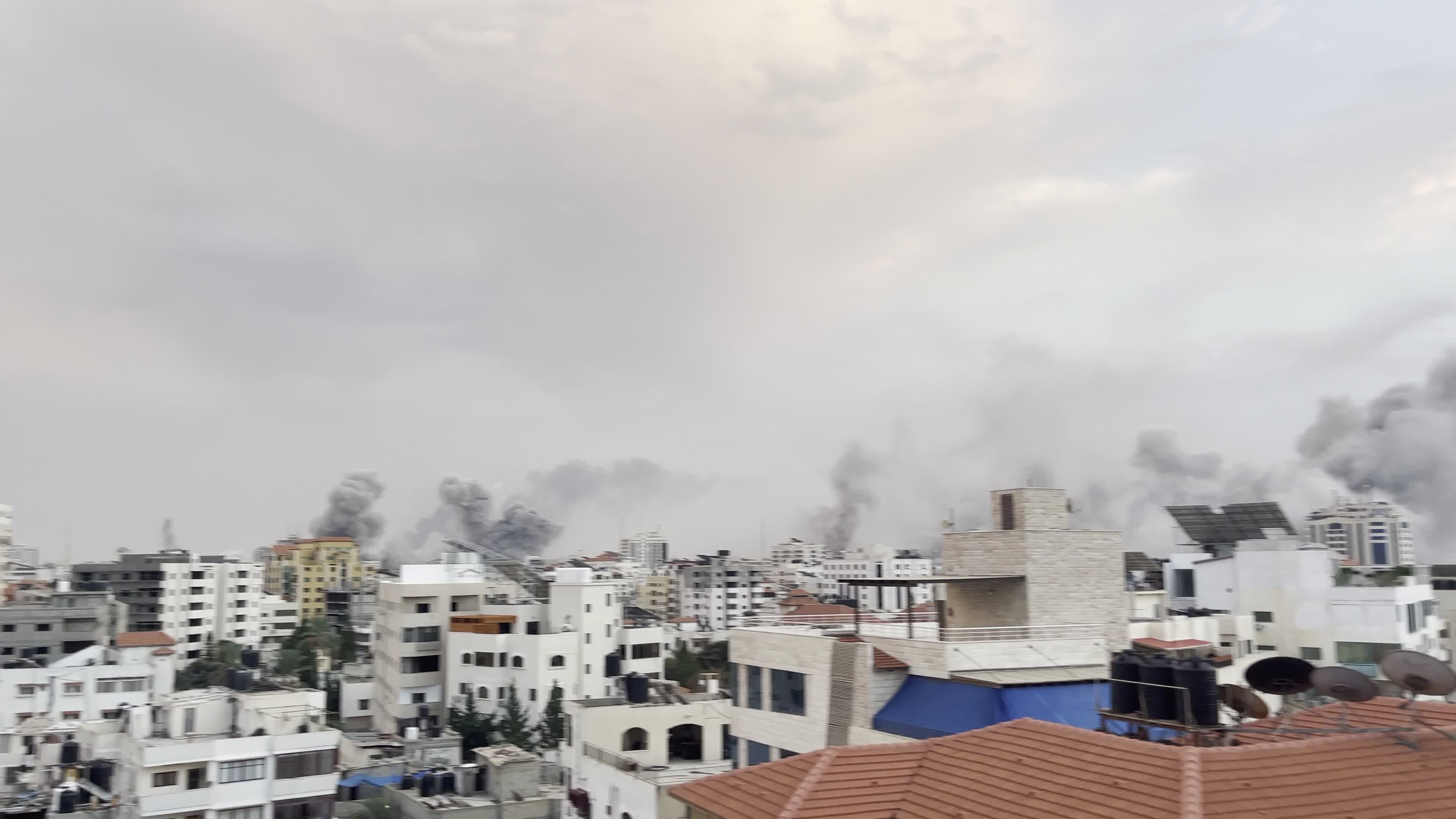 Isareli Aistrike In Gaza, Palestine