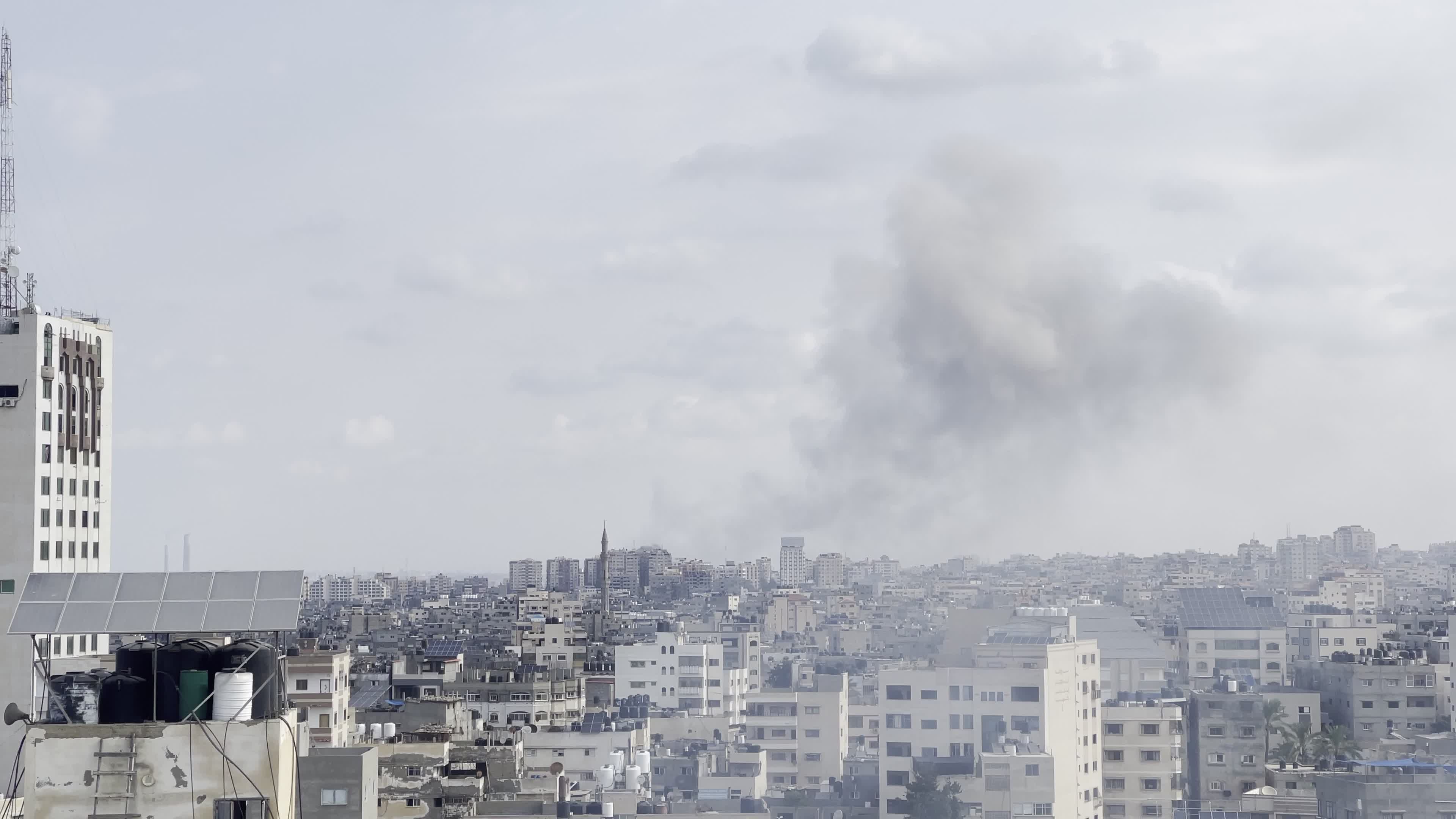 Isareli Aistrike In Gaza, Palestine