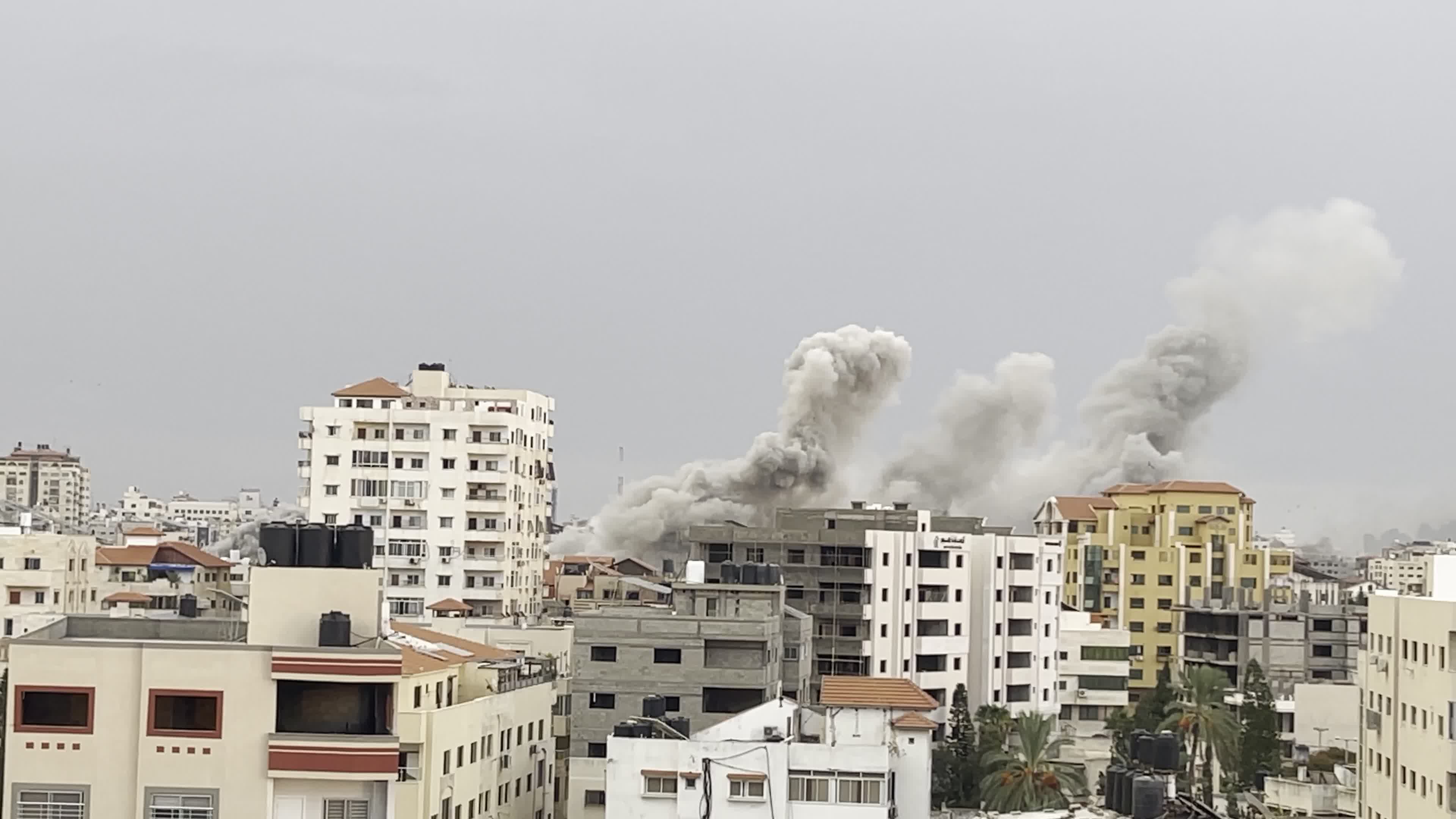 Isareli Aistrike In Gaza, Palestine