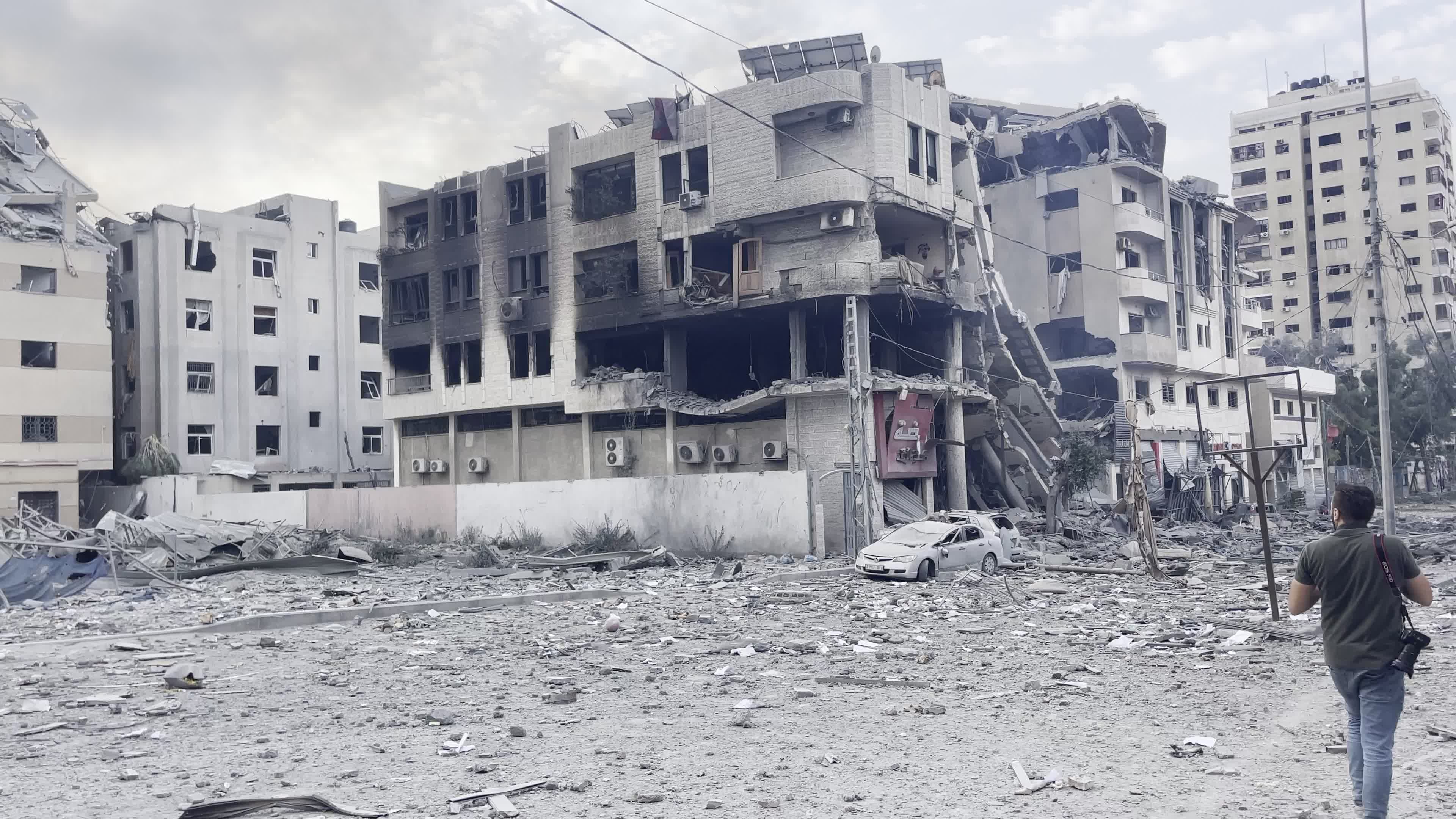 Aftermath Of Isareli Aistrike In Gaza, Palestine