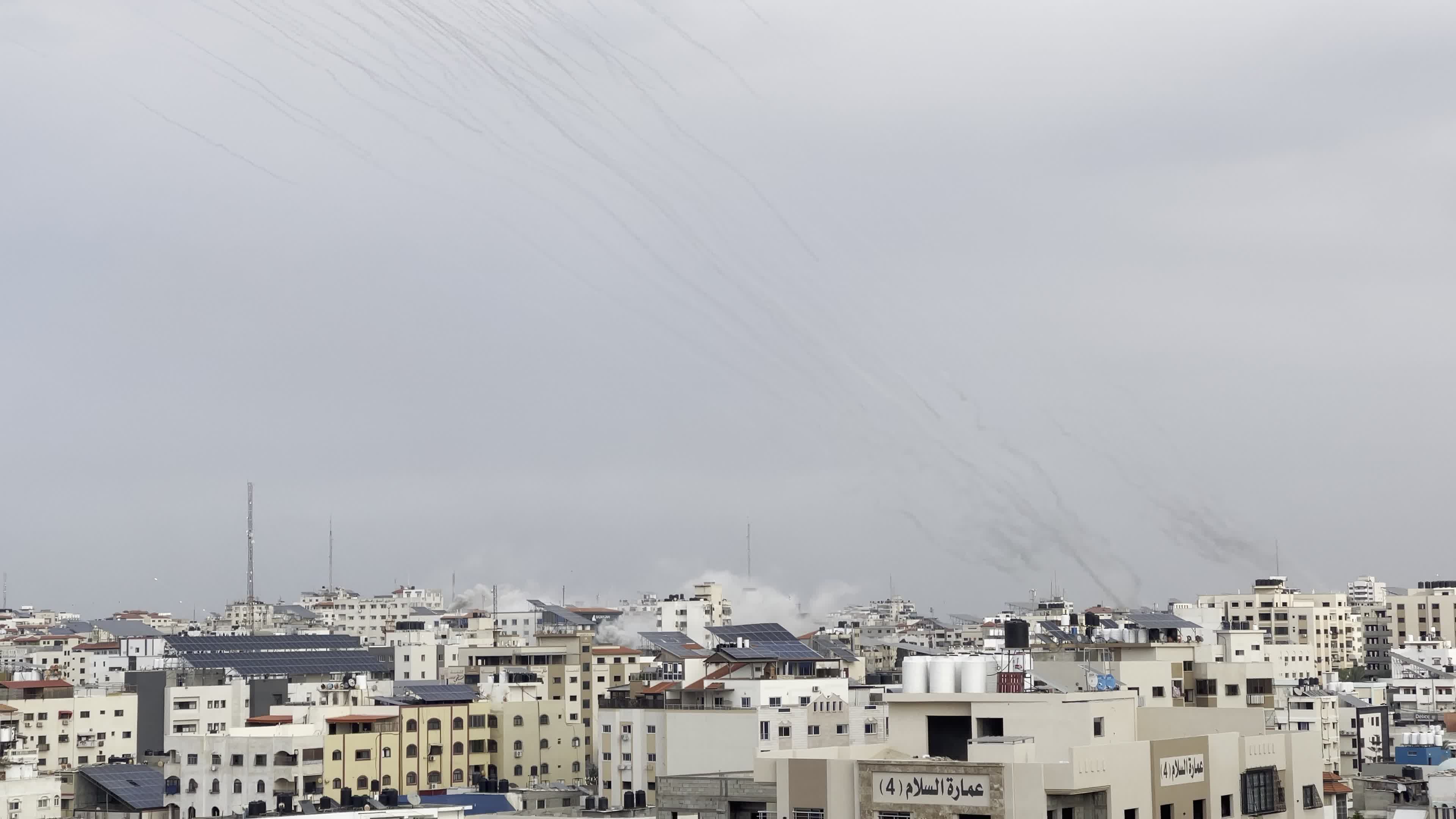 Isareli Aistrike In Gaza, Palestine