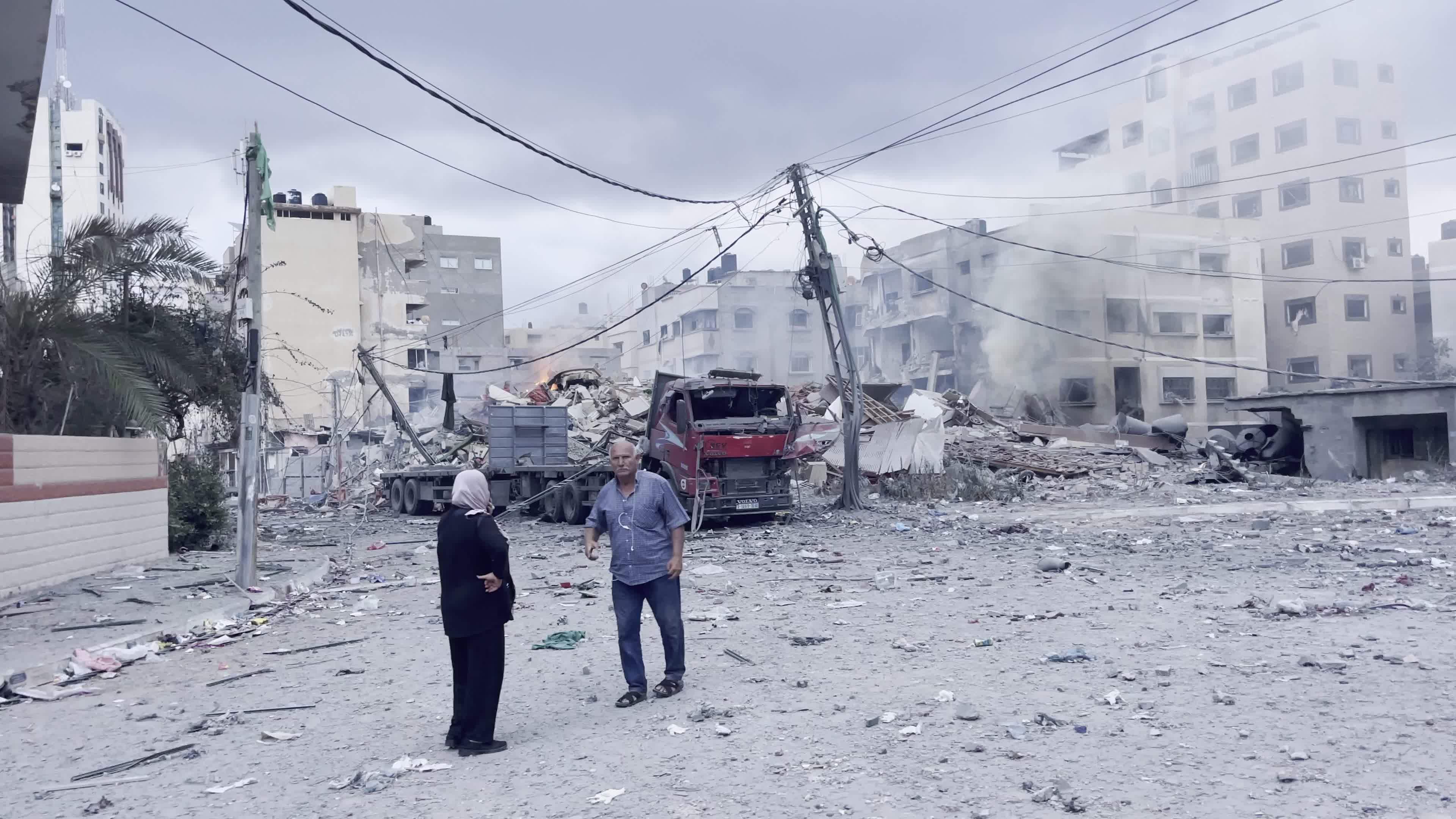 Aftermath Of Isareli Aistrike In Gaza, Palestine