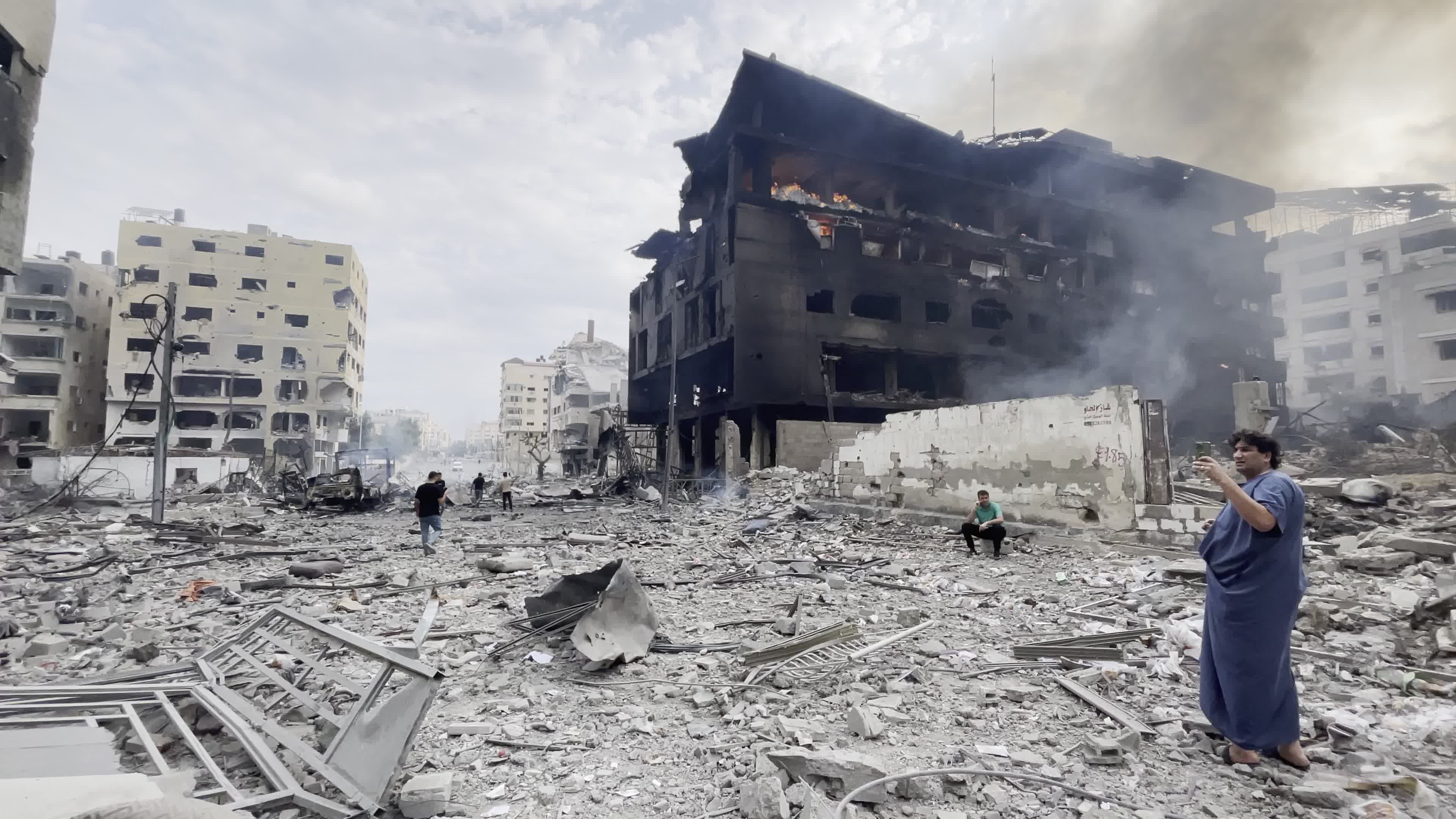 Aftermath Of Isareli Aistrike In Gaza, Palestine