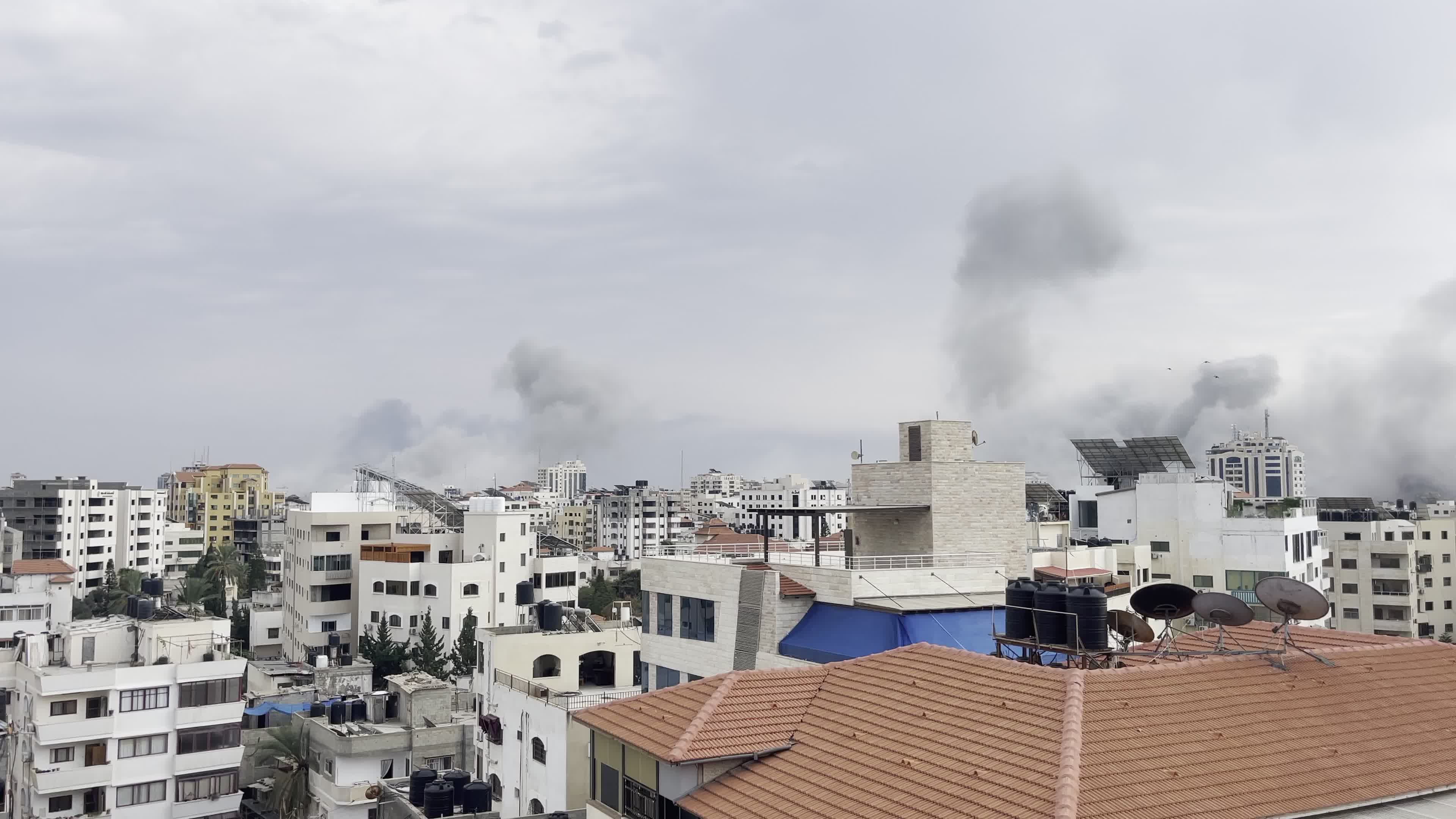 Isareli Aistrike In Gaza, Palestine