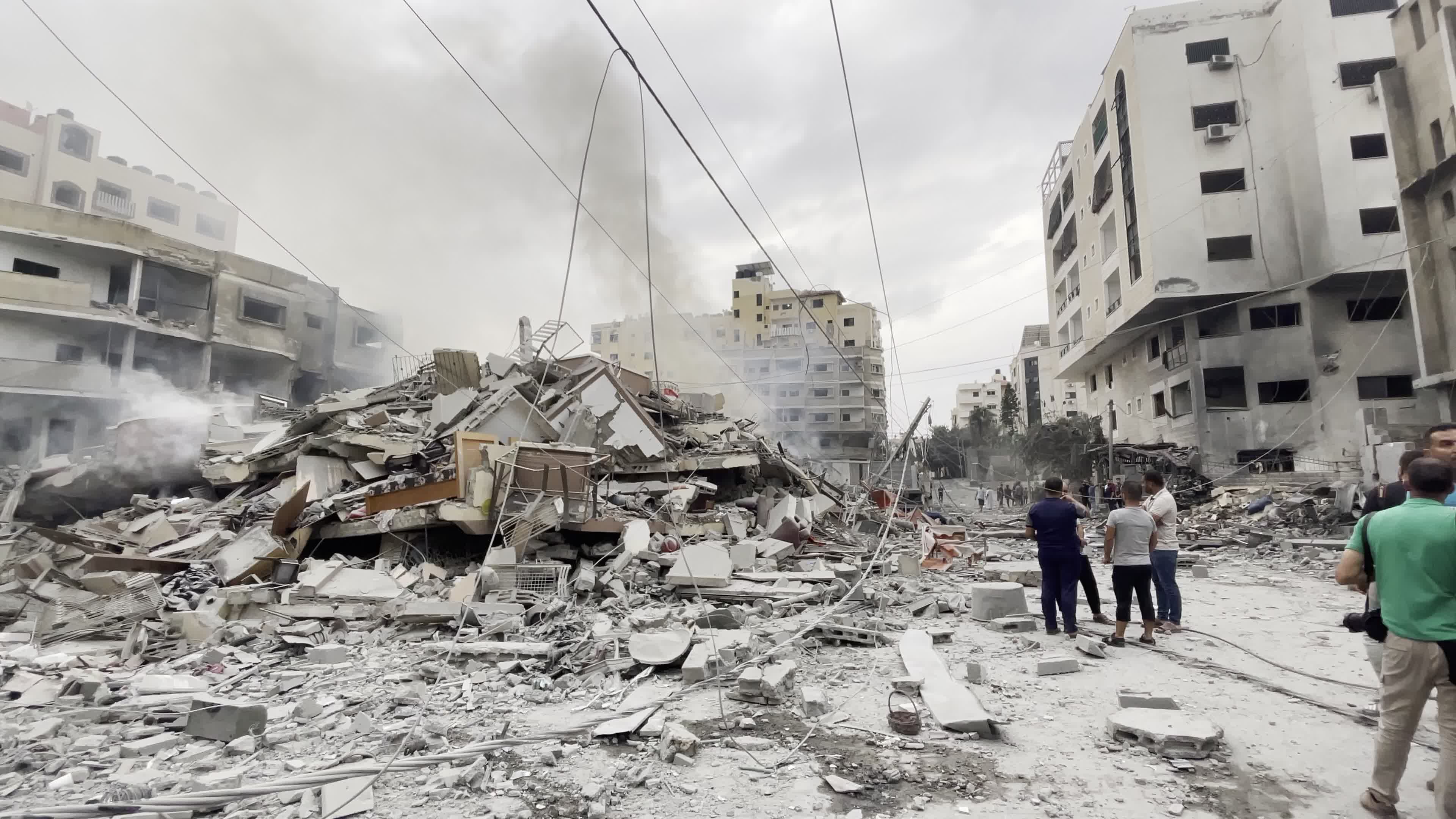 Aftermath Of Isareli Aistrike In Gaza, Palestine