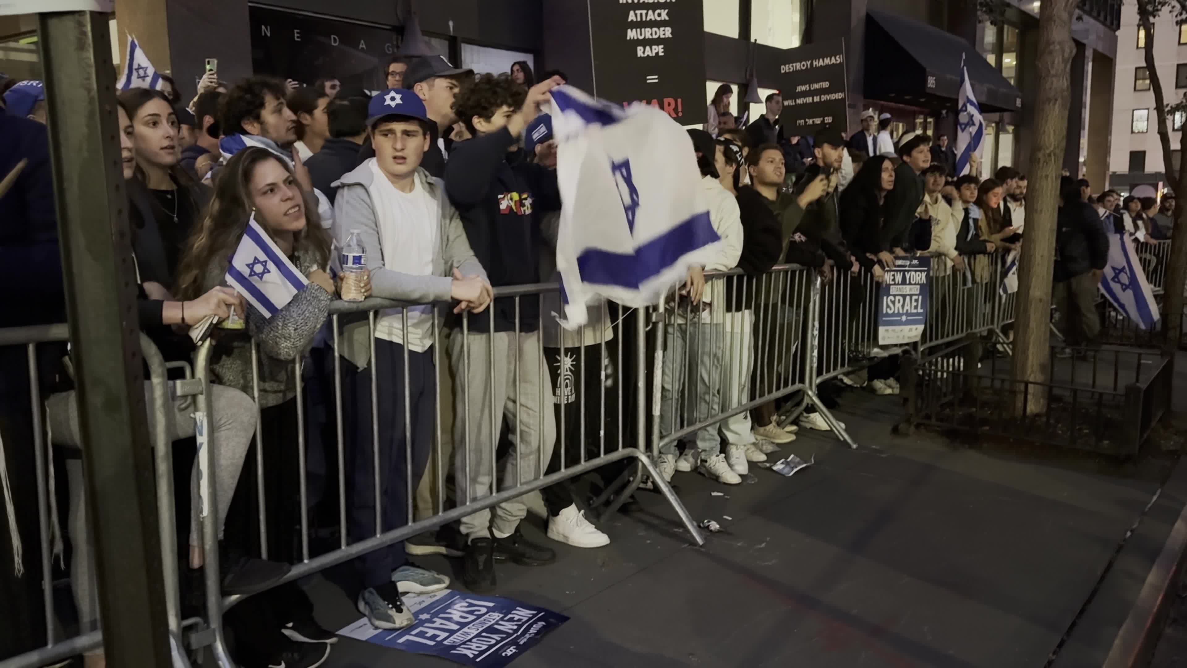 Israeli and Palestinian Supporters Protest Continue as War Rages on