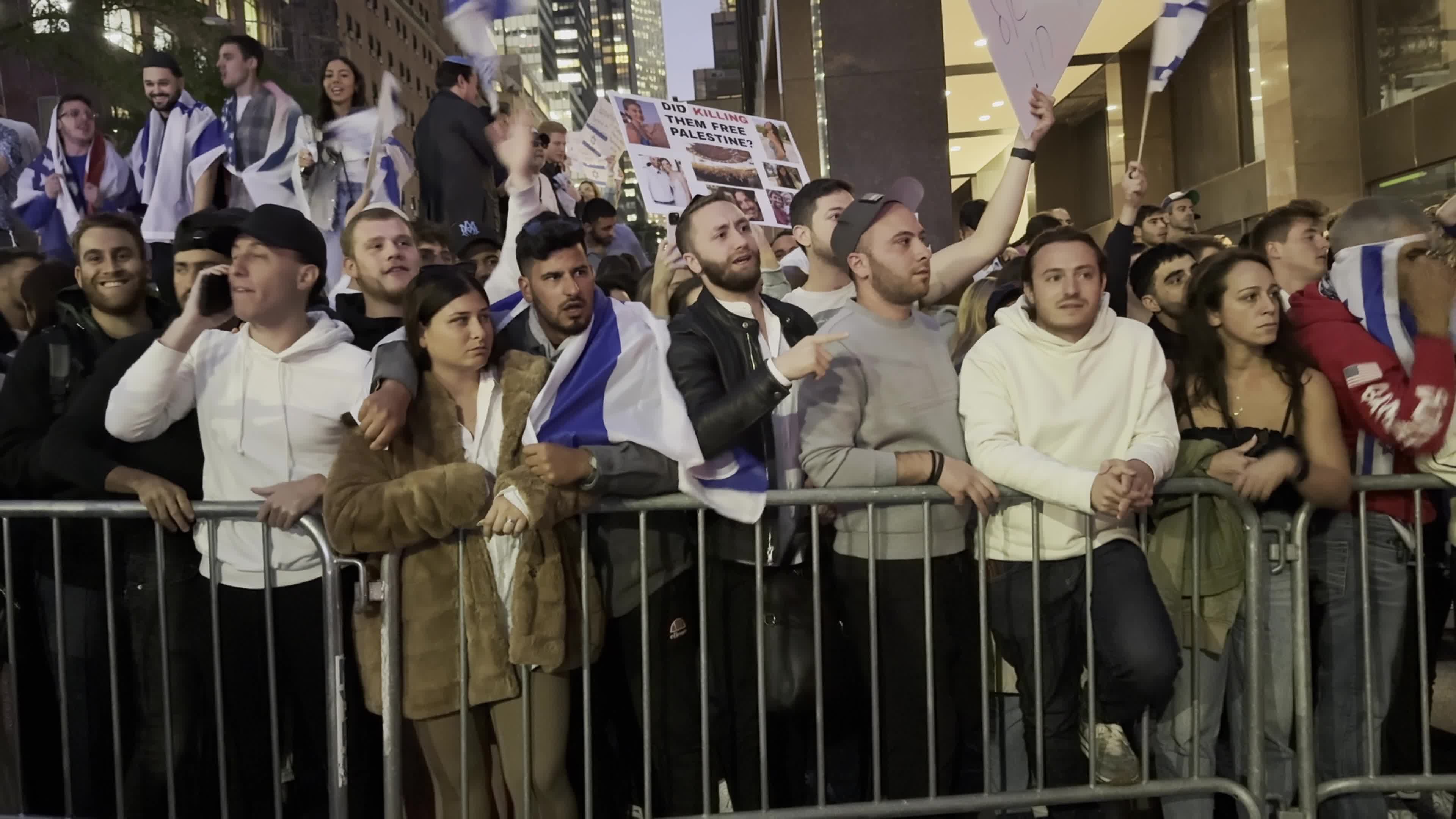 Israeli and Palestinian Supporters Protest Continue as War Rages on