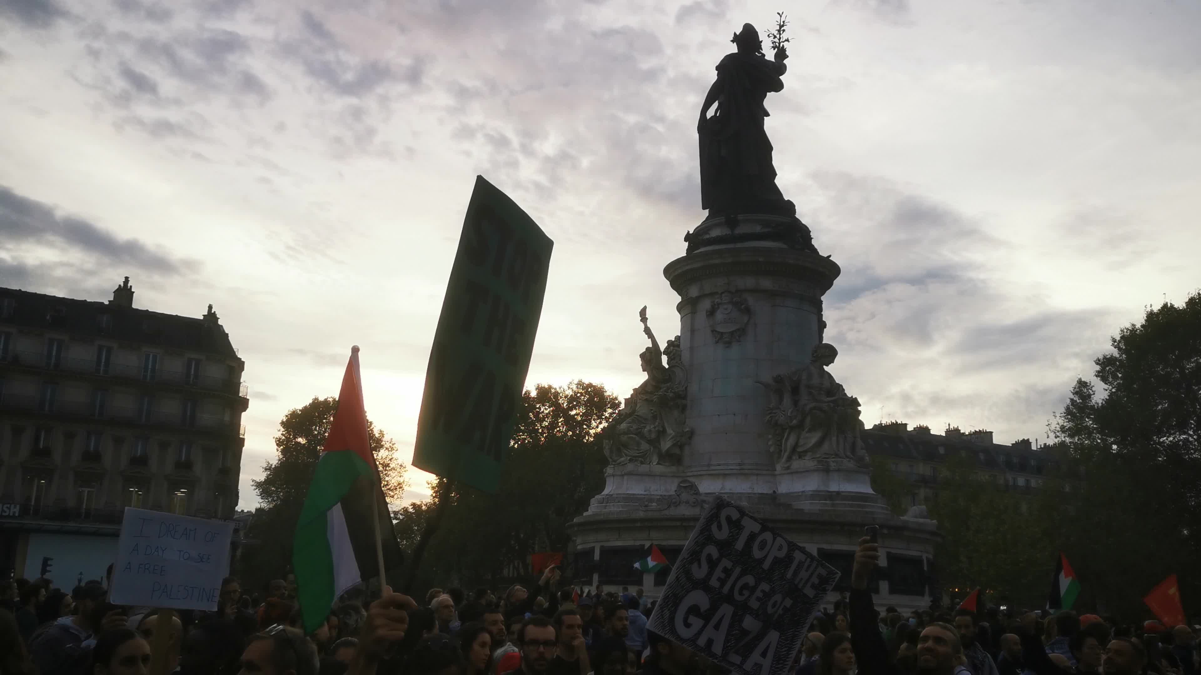 Prohibited Pro-Palestinian Protests In Paris