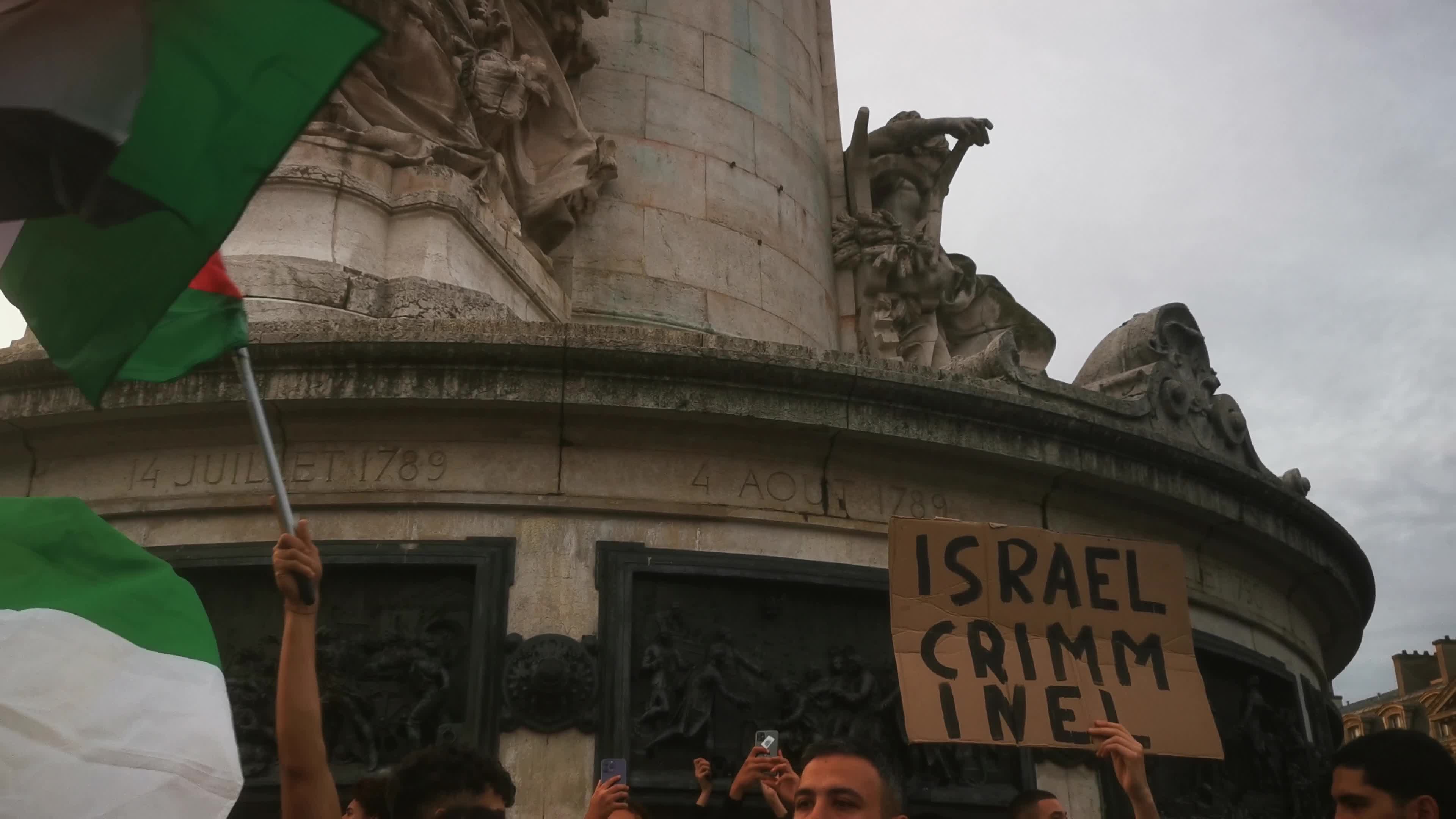 Prohibited Pro-Palestinian Protests In Paris