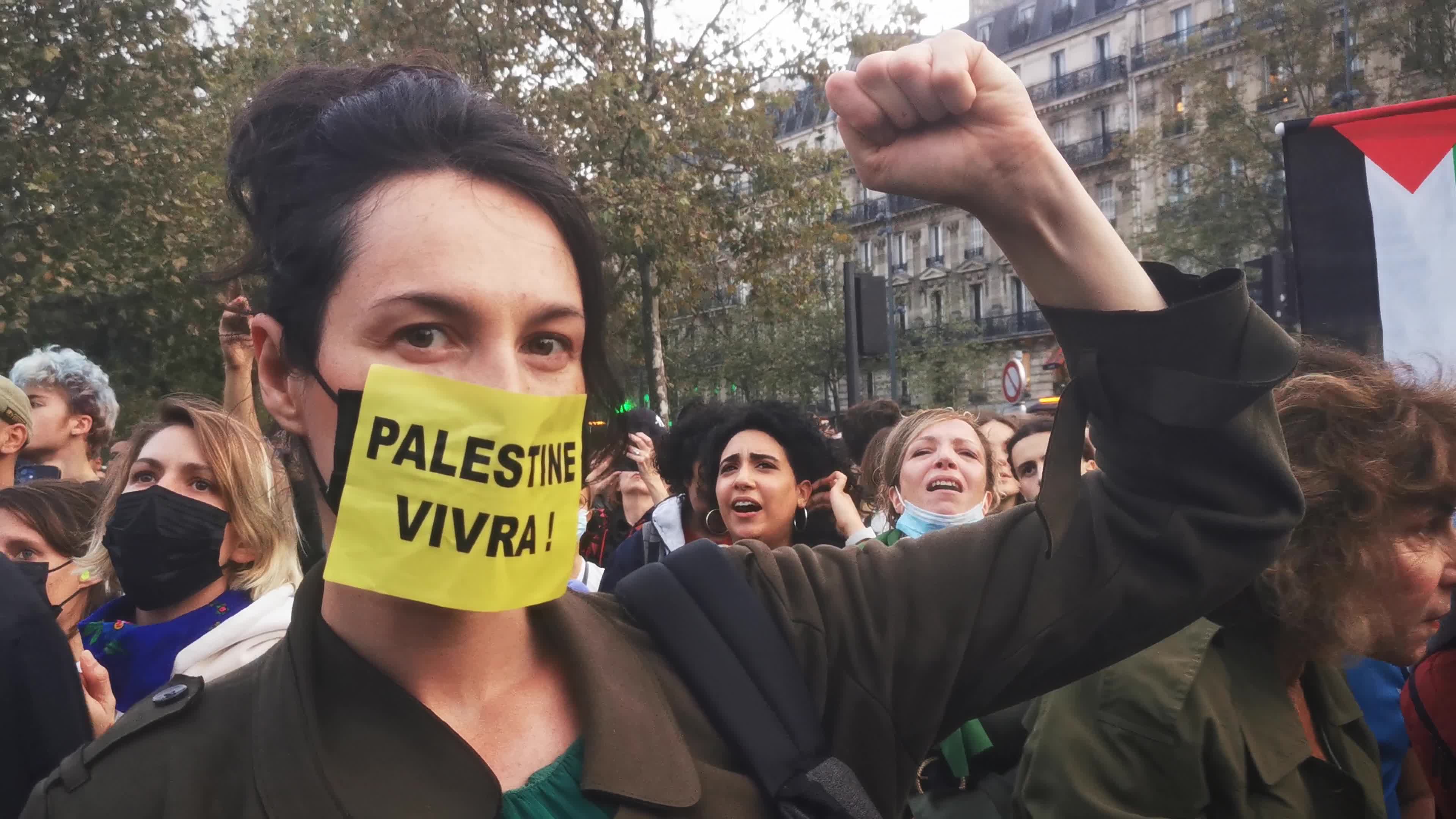 Prohibited Pro-Palestinian Protests In Paris