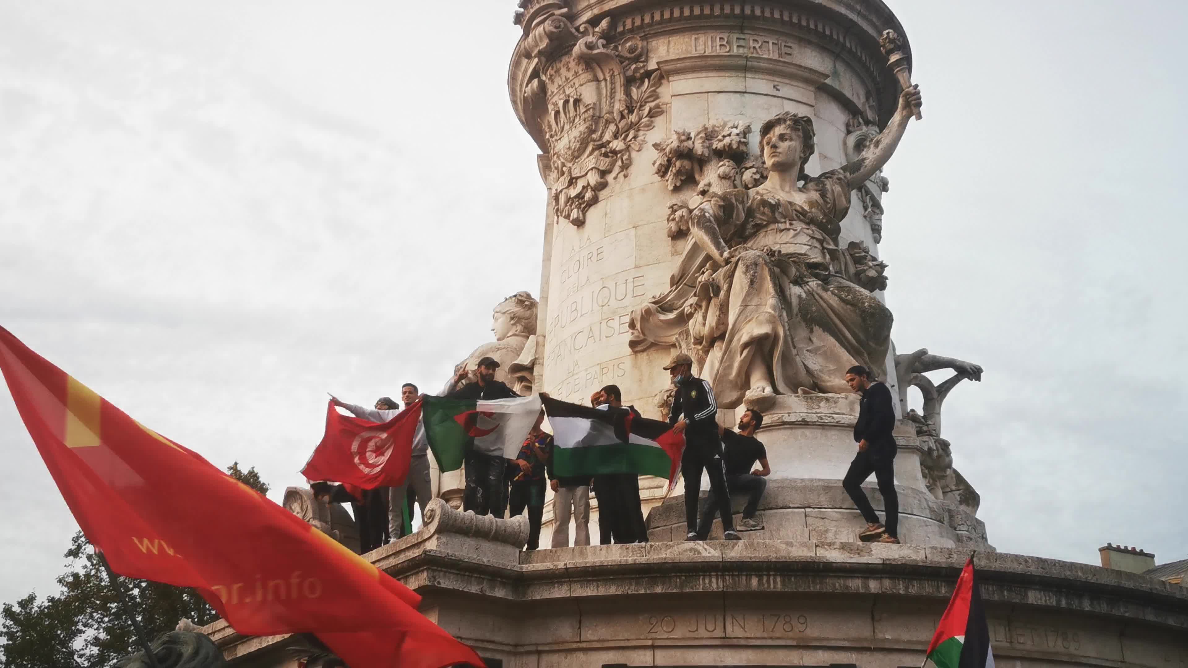 Prohibited Pro-Palestinian Protests In Paris