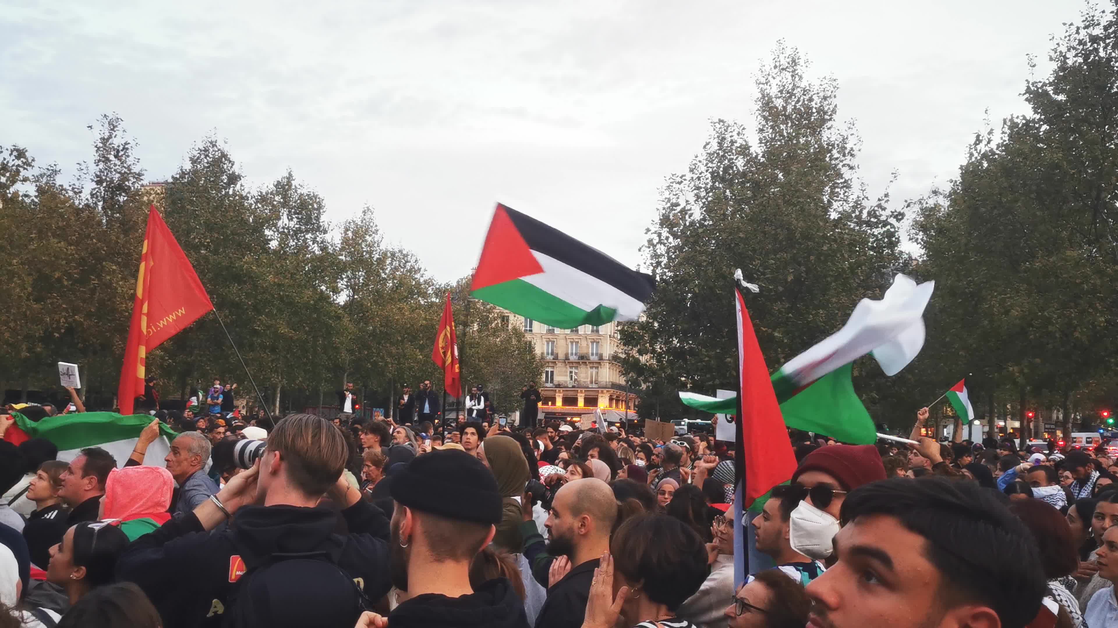 Prohibited Pro-Palestinian Protests In Paris