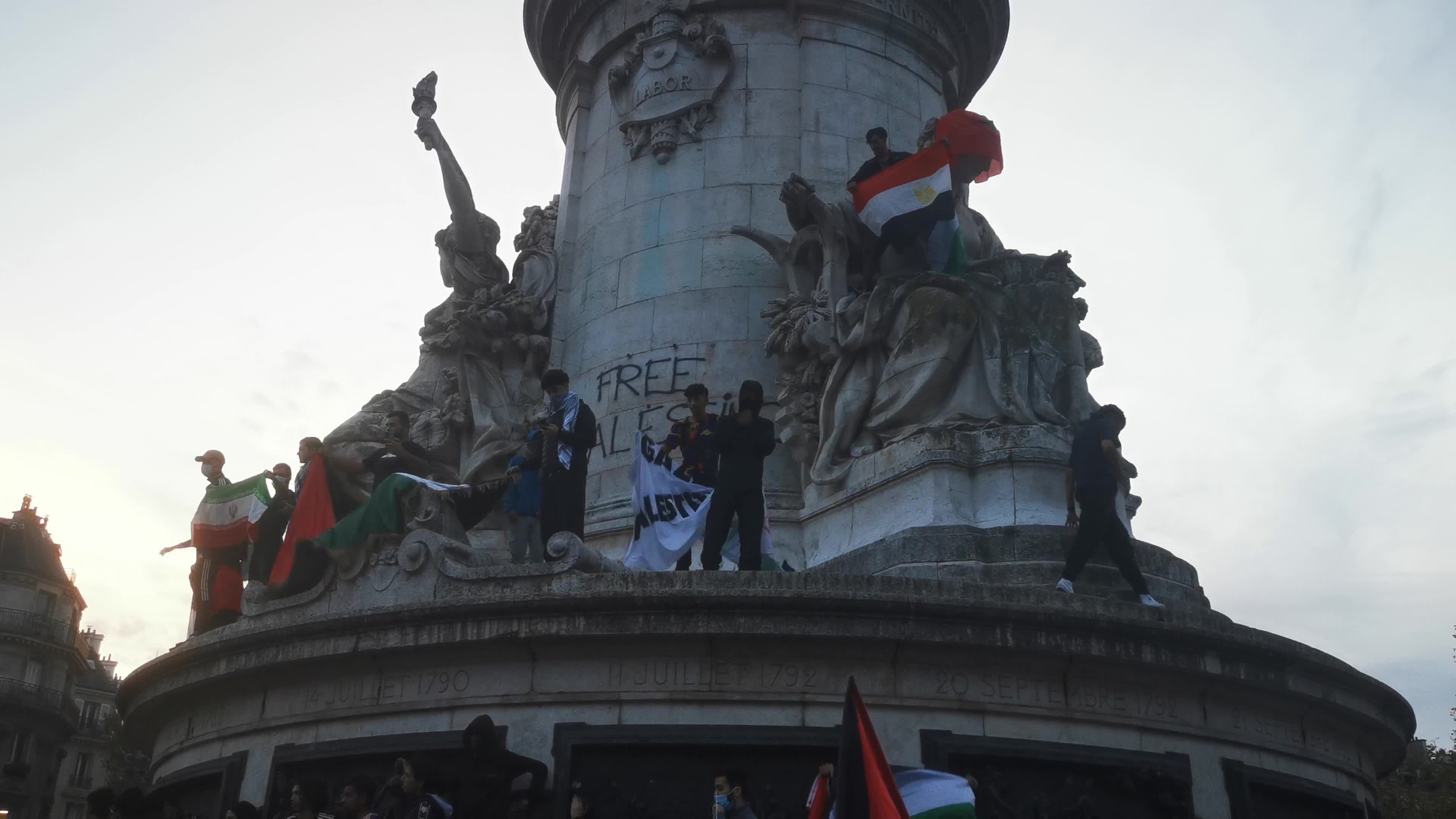 Prohibited Pro-Palestinian Protests In Paris