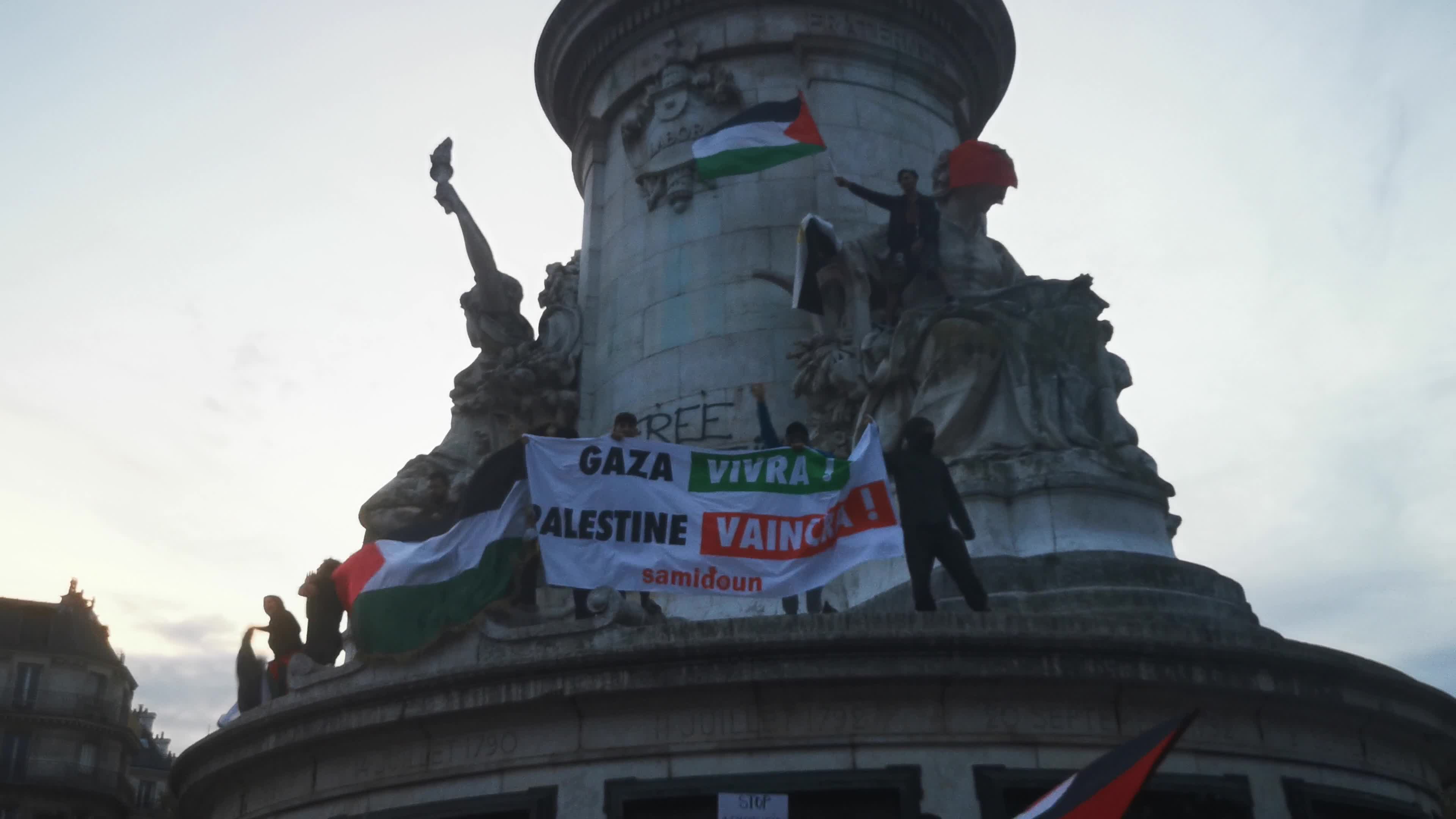 Prohibited Pro-Palestinian Protests In Paris