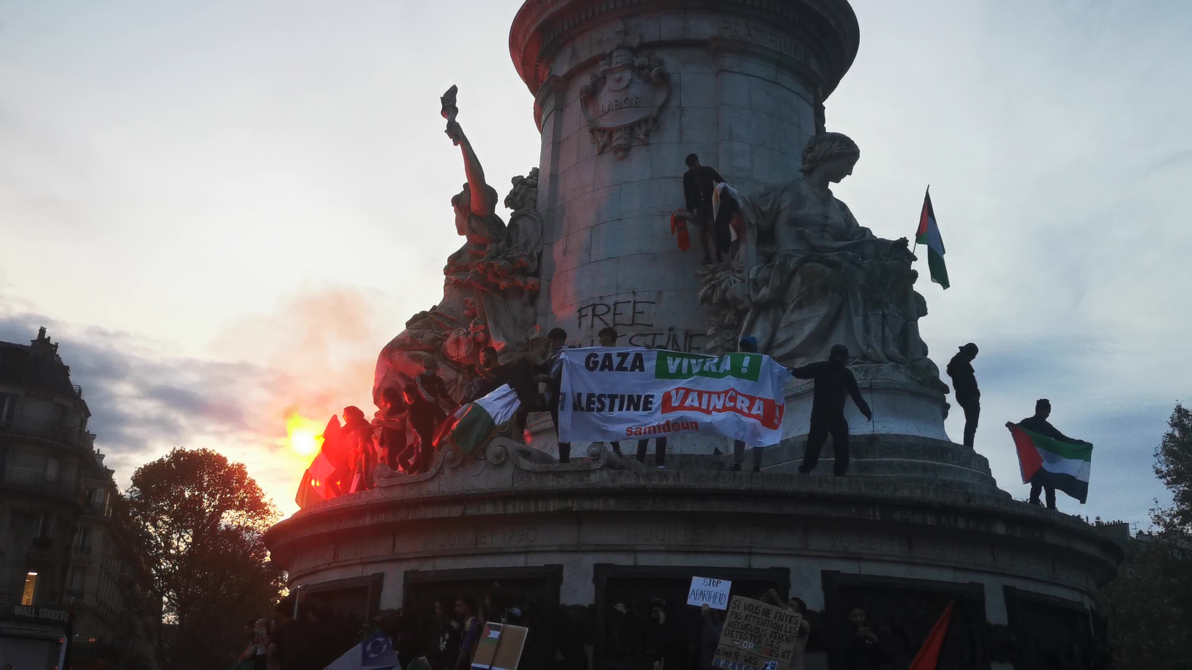 Prohibited Pro-Palestinian Protests In Paris