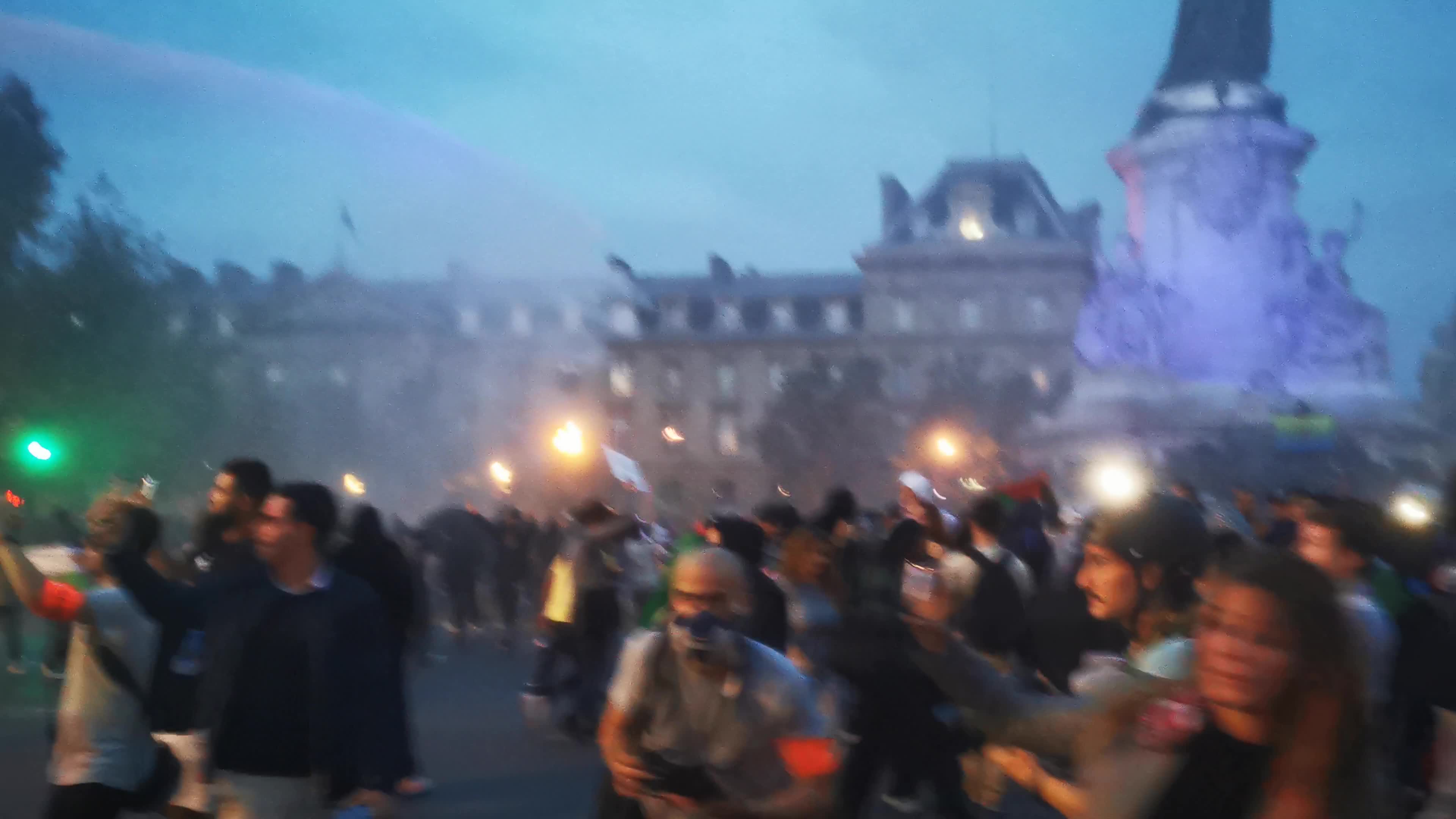 Prohibited Pro-Palestinian Protests In Paris