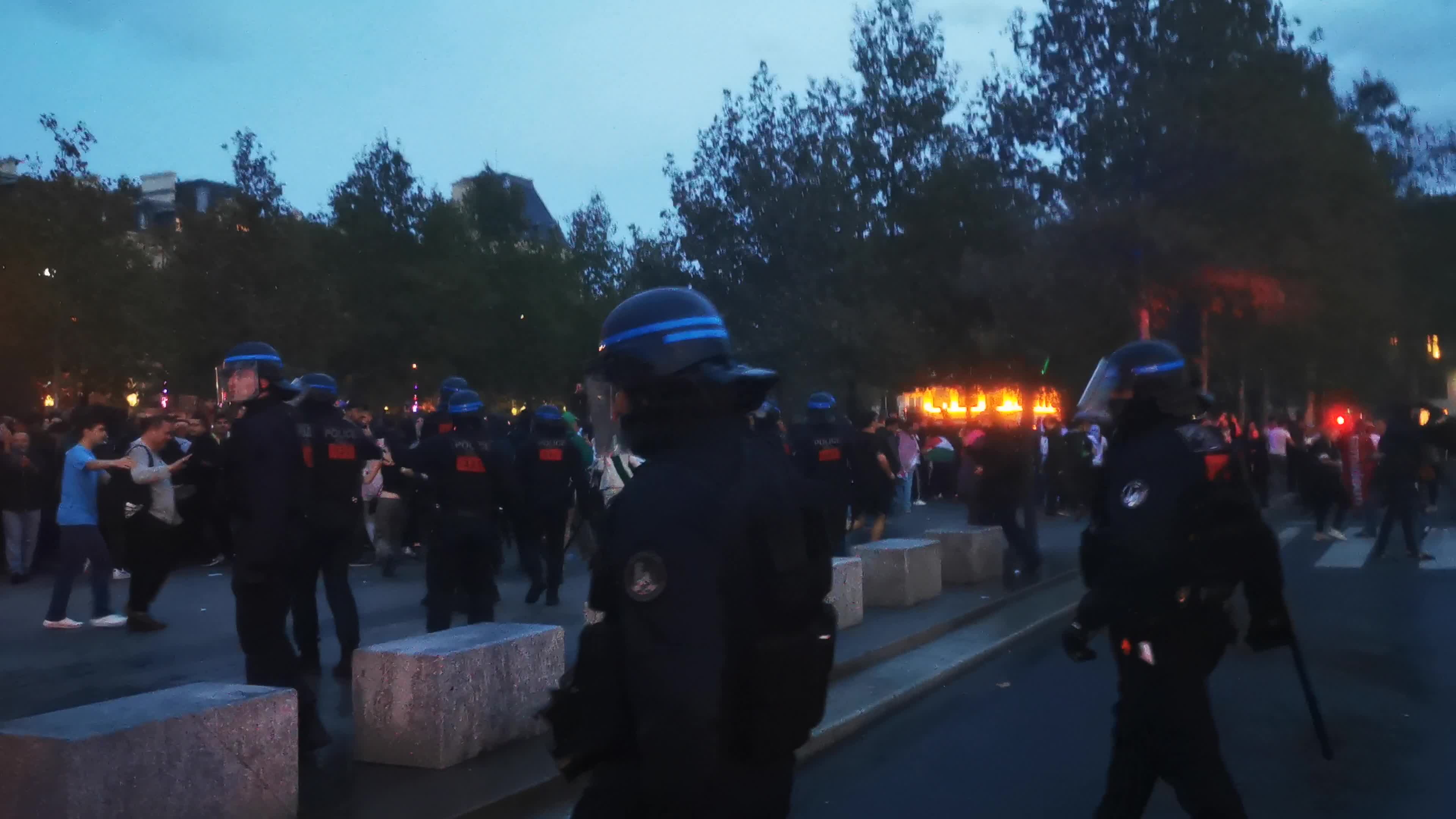 Prohibited Pro-Palestinian Protests In Paris