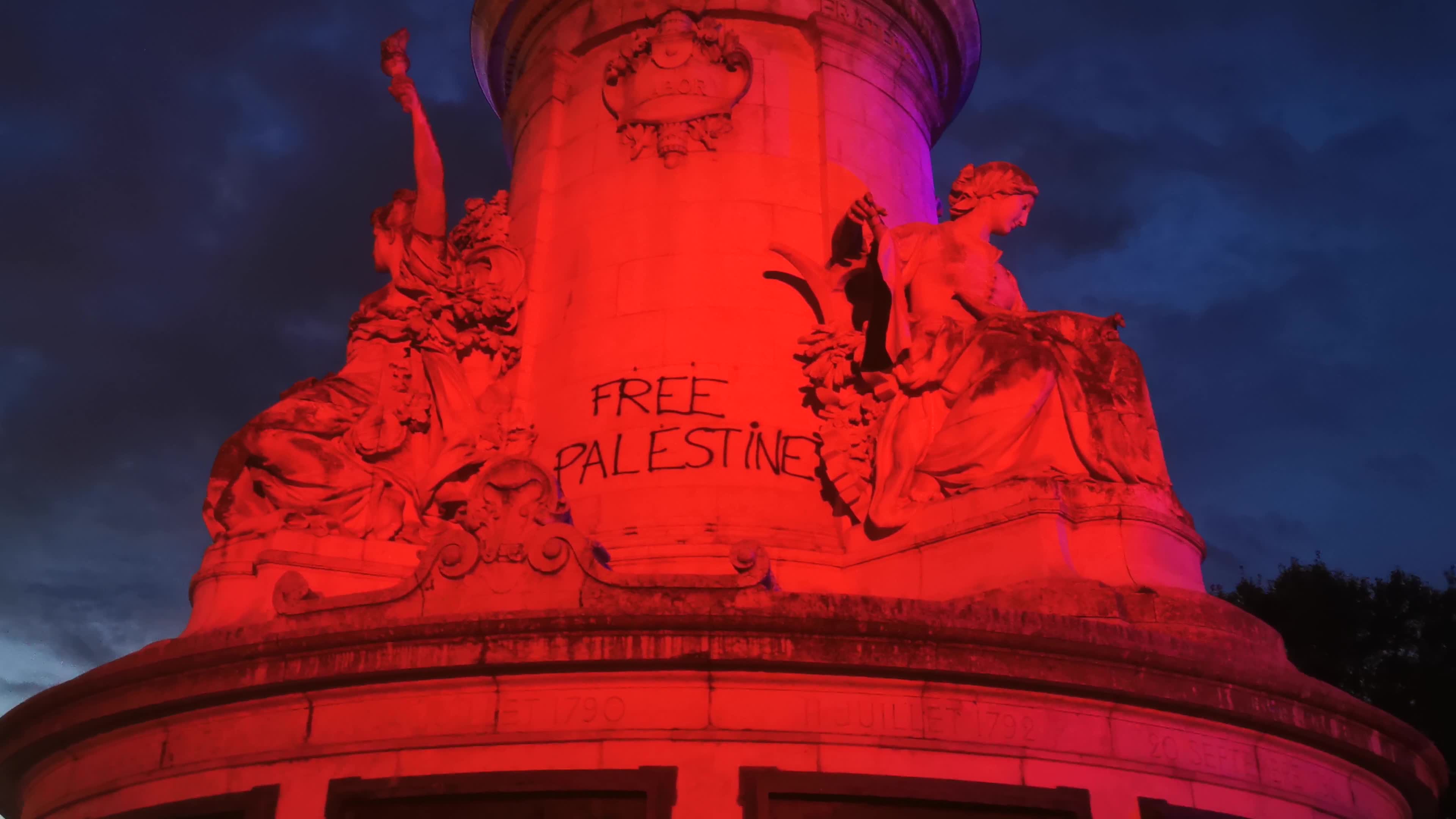 Prohibited Pro-Palestinian Protests In Paris