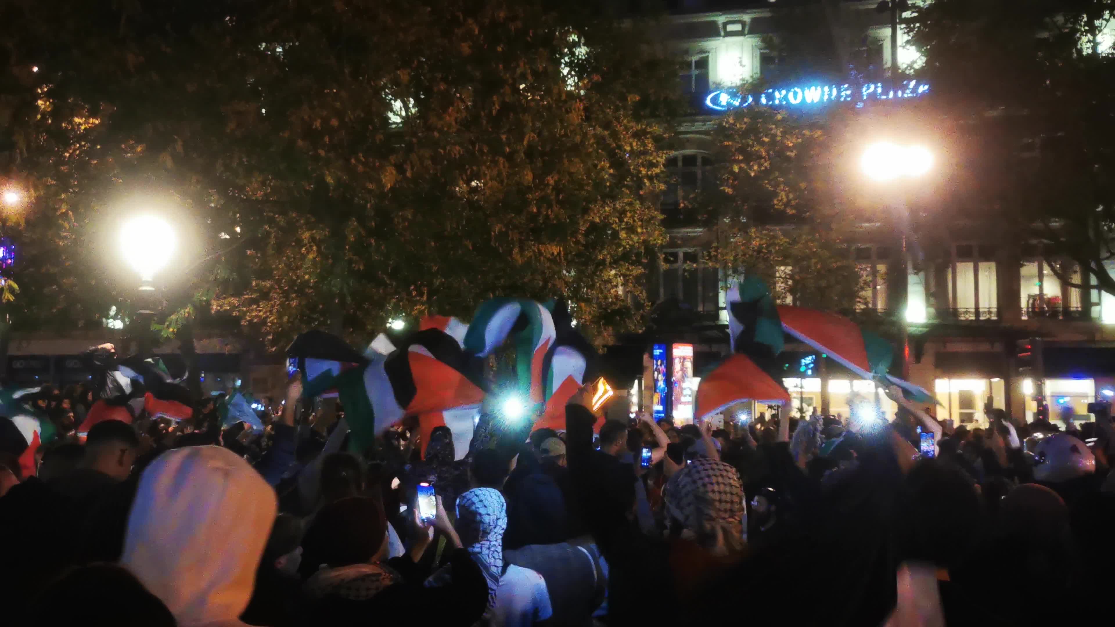 Prohibited Pro-Palestinian Protests In Paris