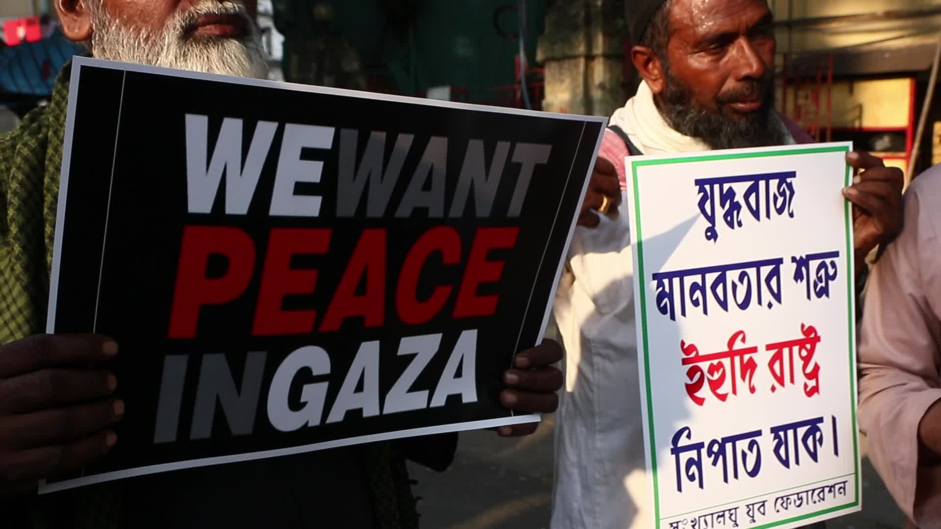 Anti Isreal Protest In Kolkata, Inia