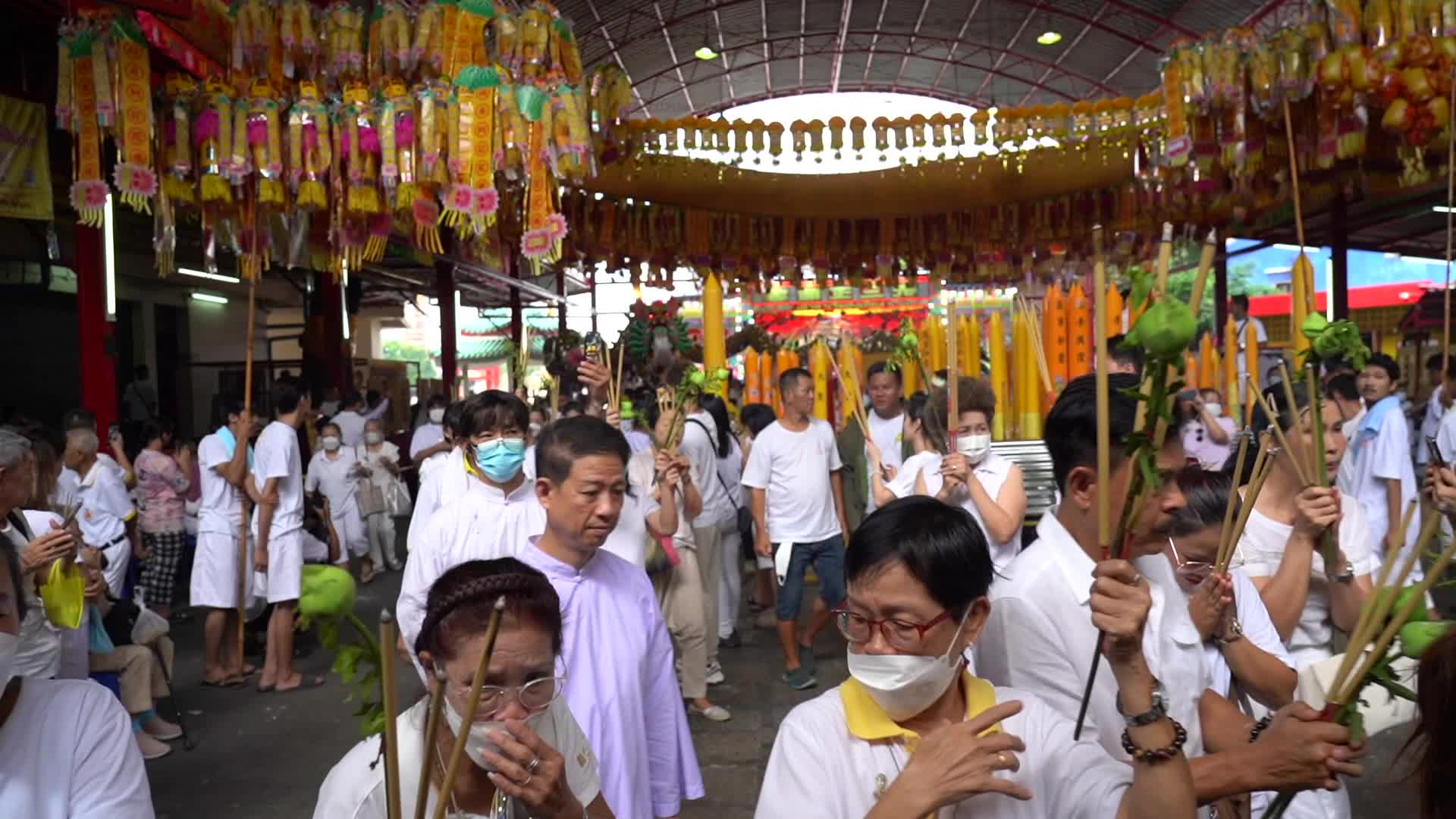 Vegetarian festival in Bangkok.