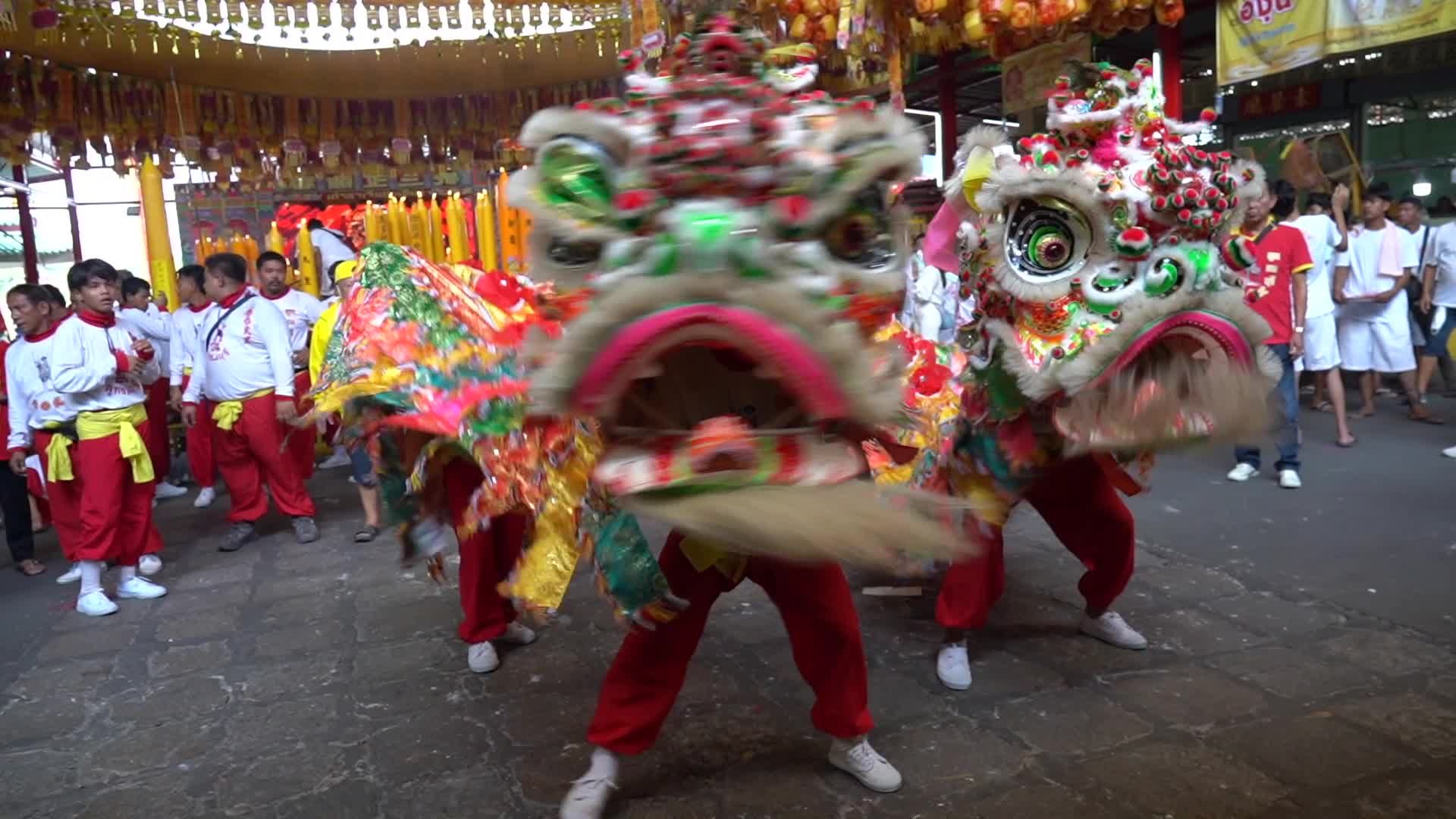 Vegetarian festival in Bangkok.