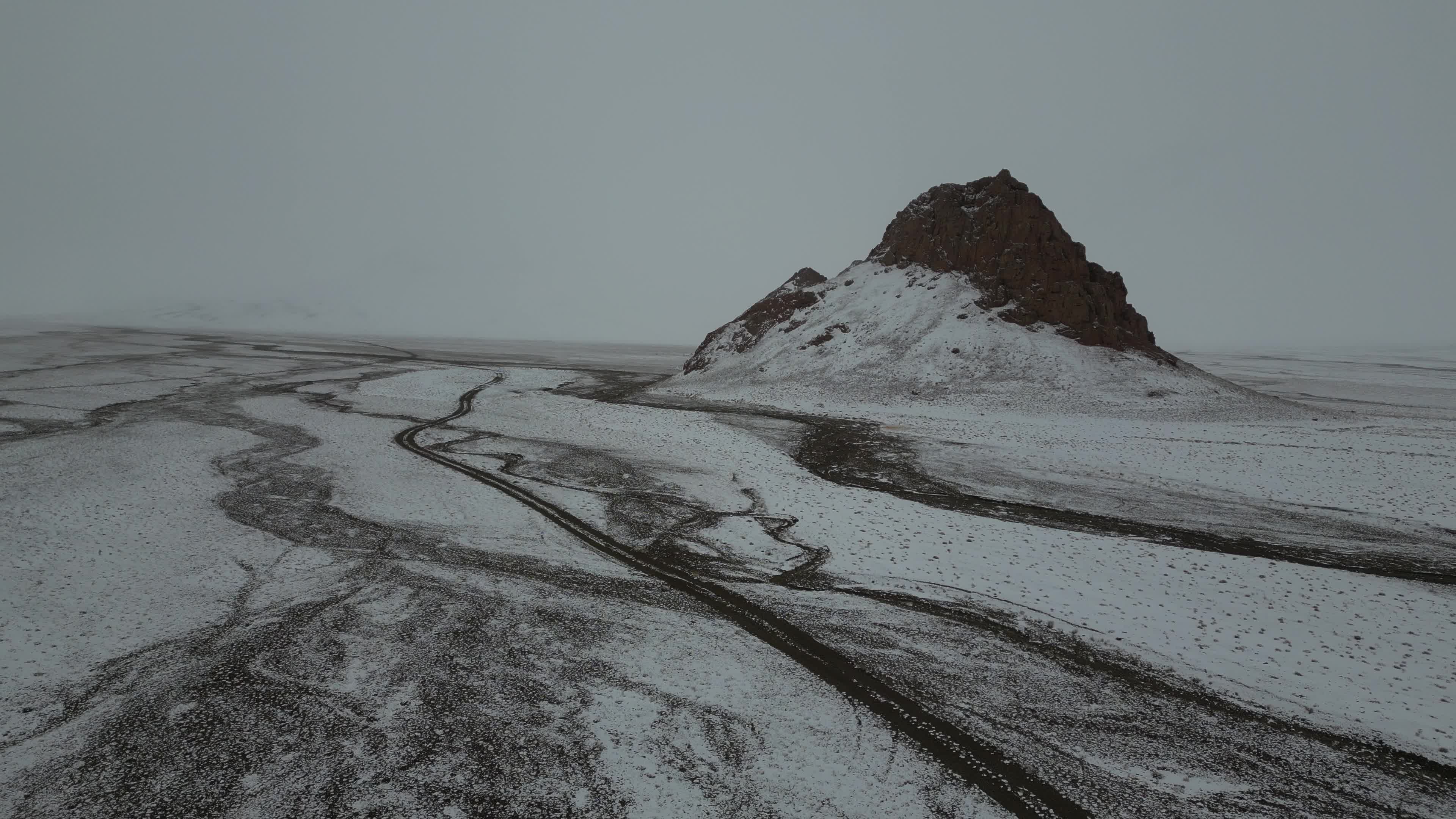 drone videos of the beautiful pamir mountains landscapes