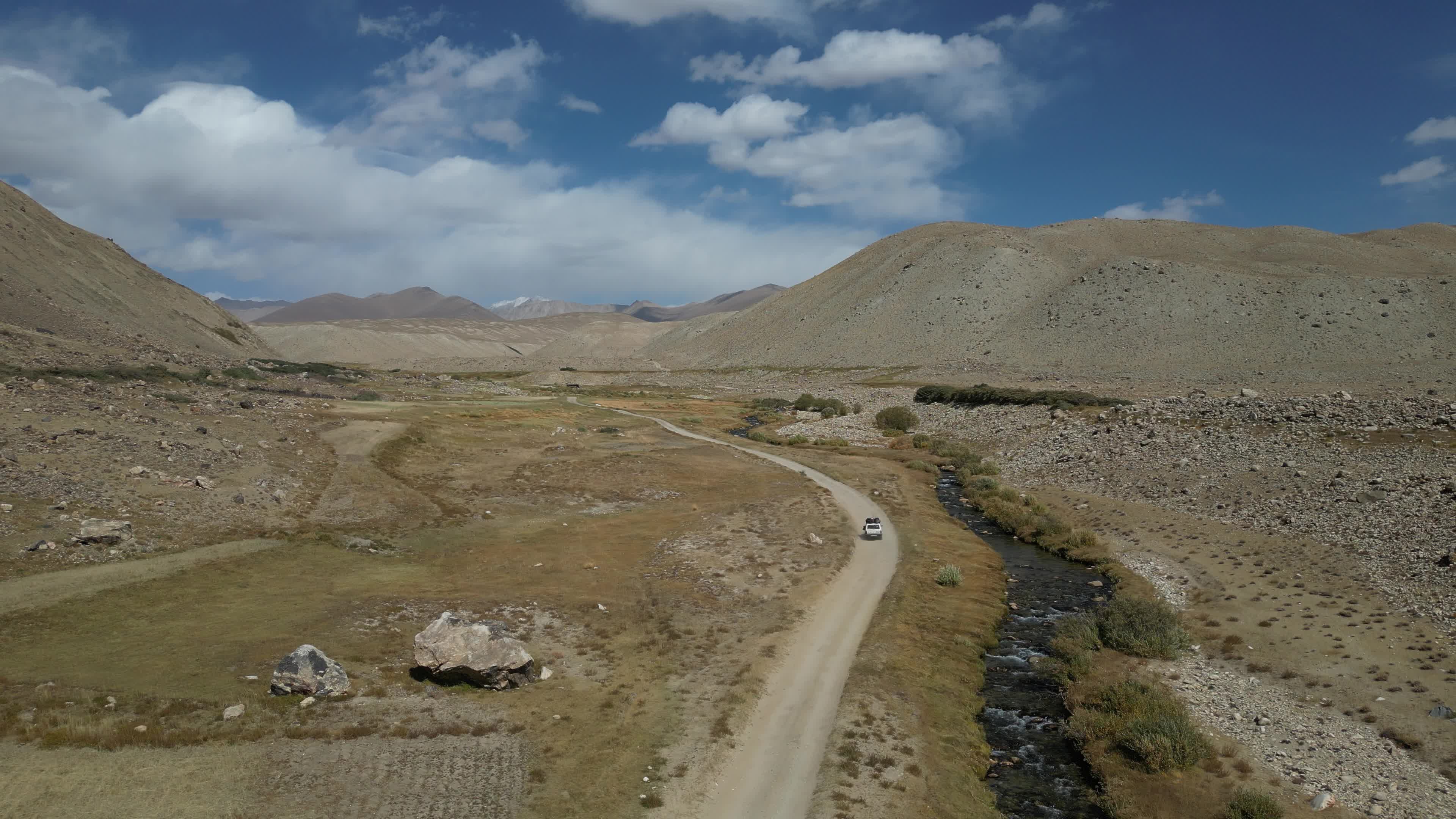 Beautiful drone videos of the landscapes of the Shokdara valley