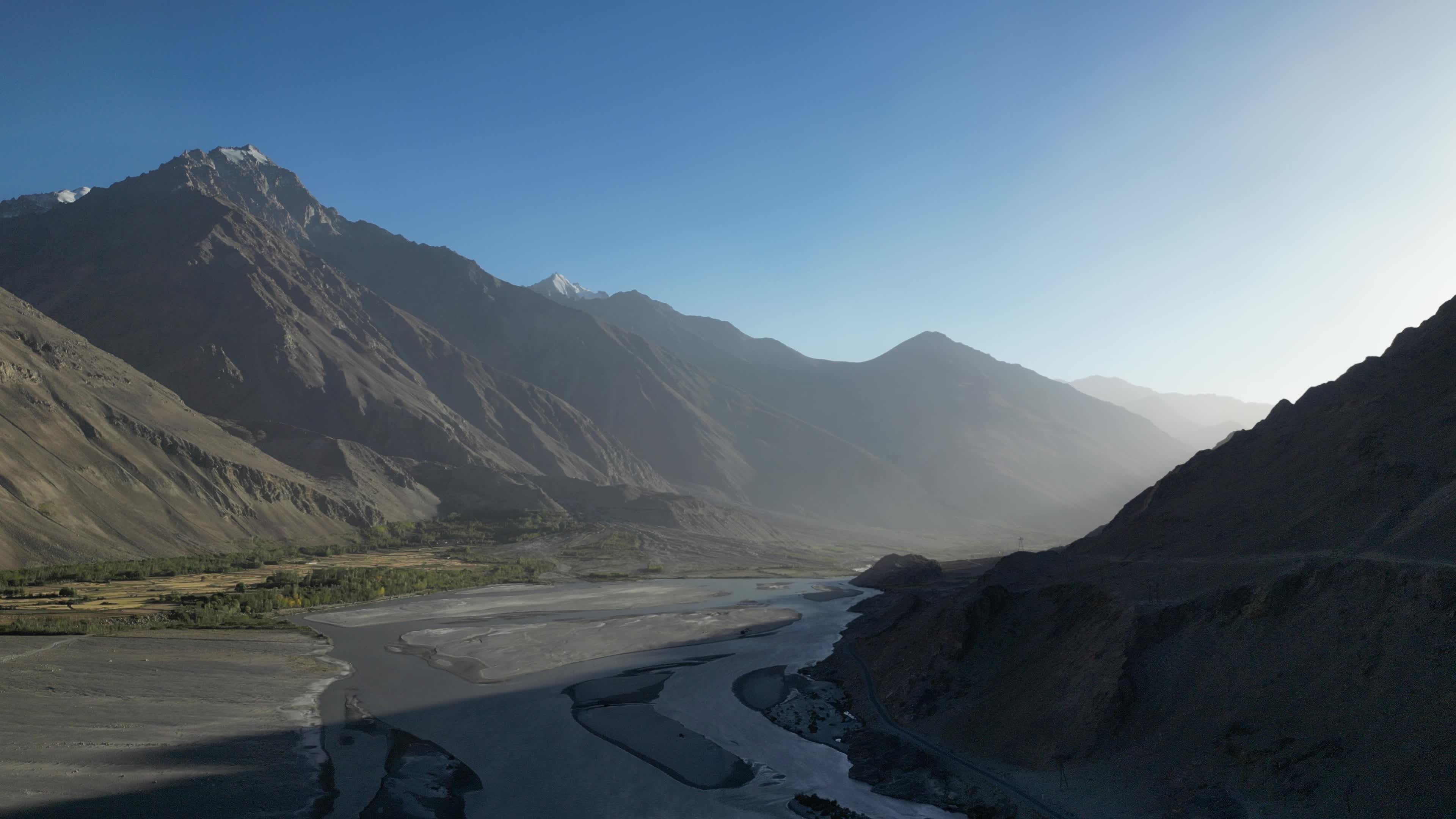 Drone videos of the Wakhan Valley