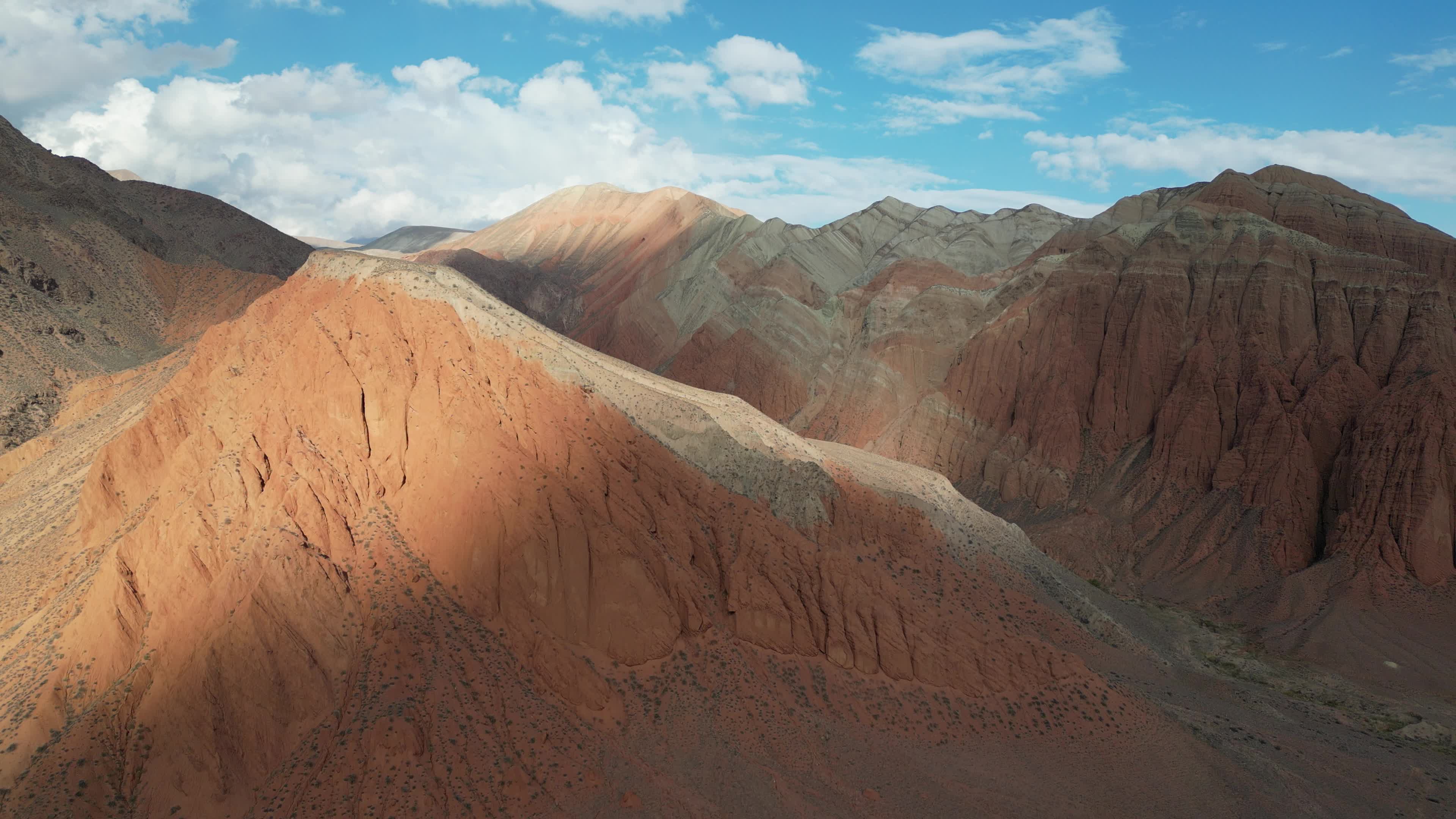 drone videos of the beautiful mountains of Kyrgyzstan