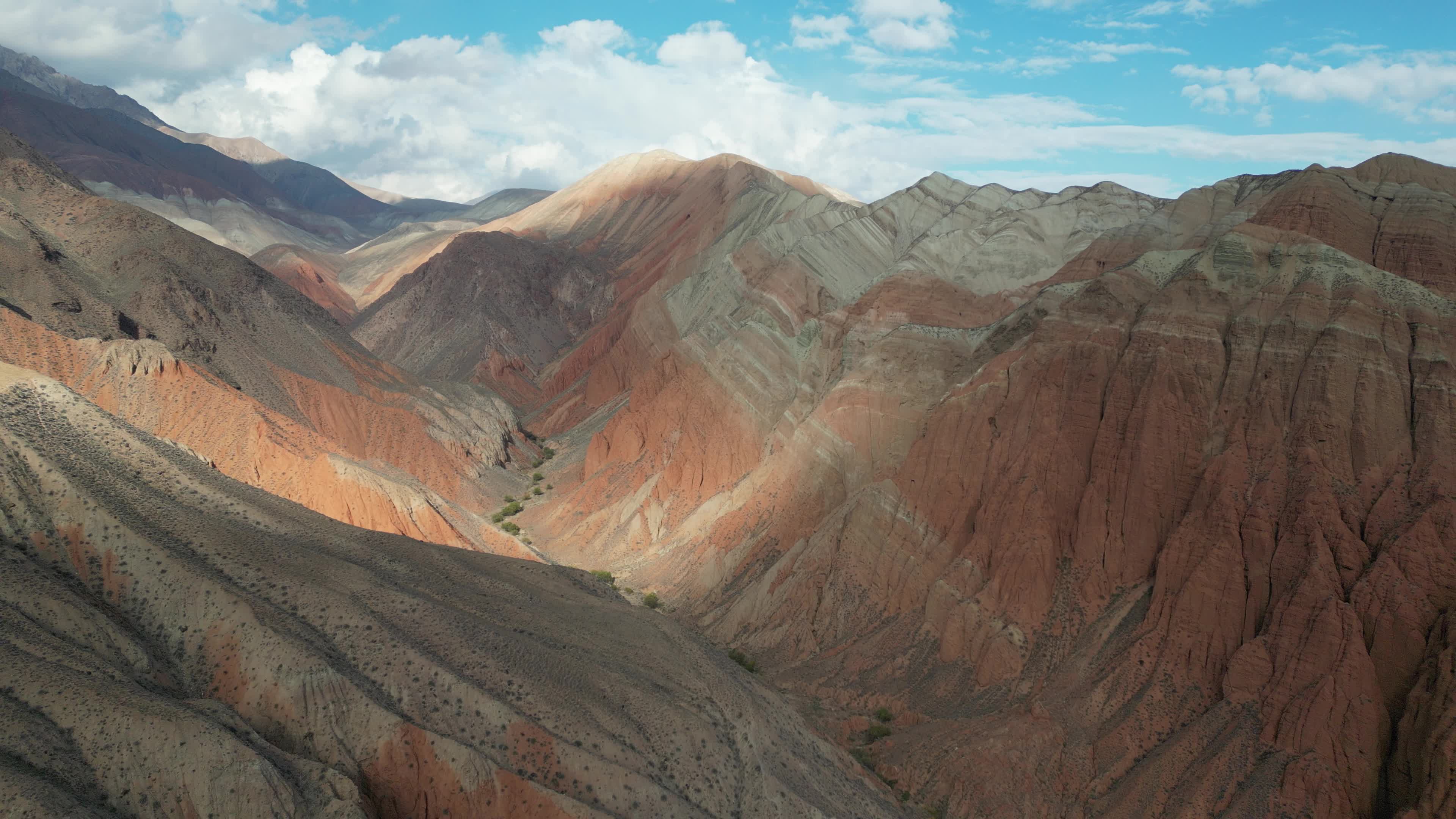 drone videos of the beautiful mountains of Kyrgyzstan
