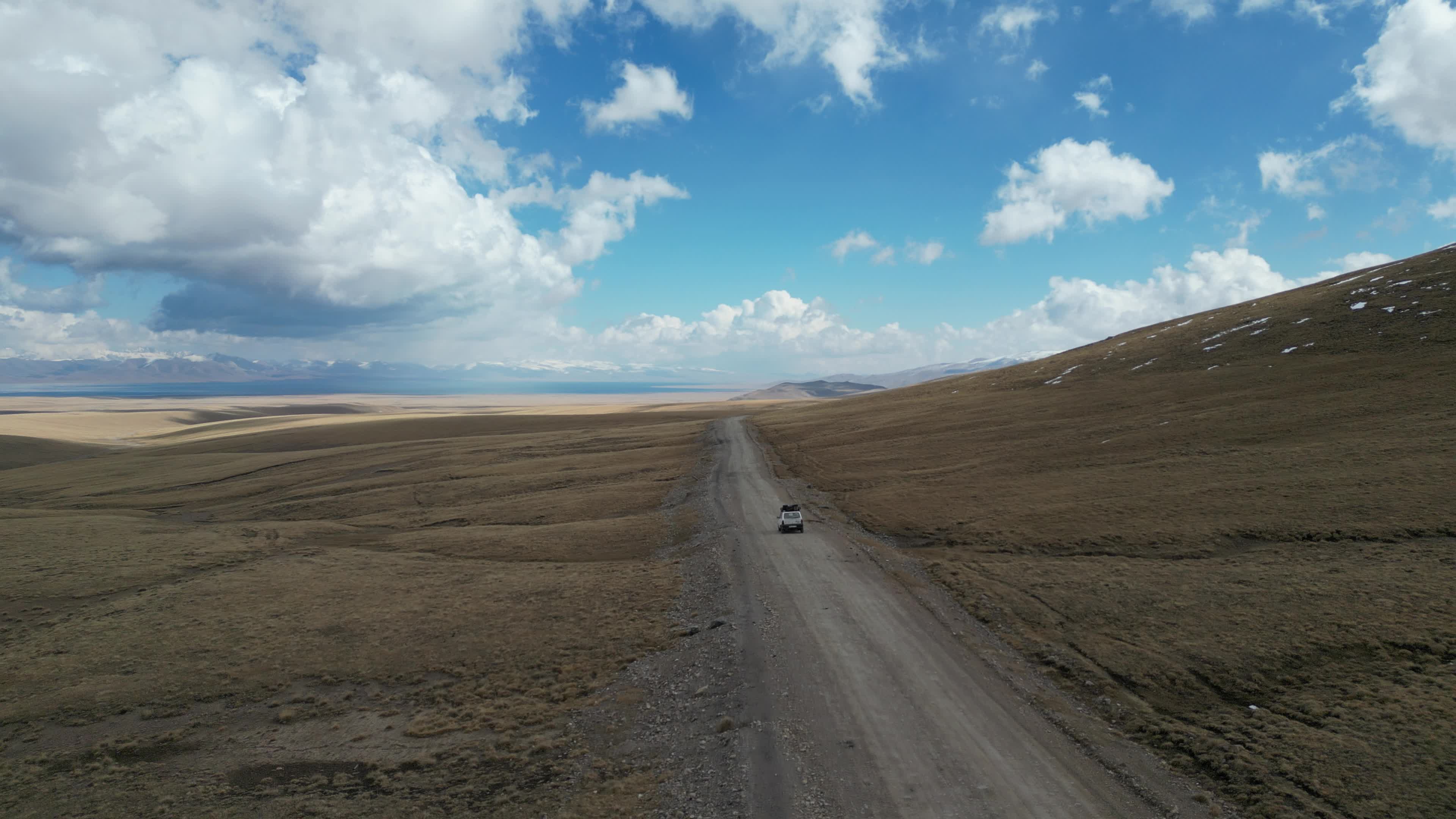 drone videos of the beautiful mountains of Kyrgyzstan