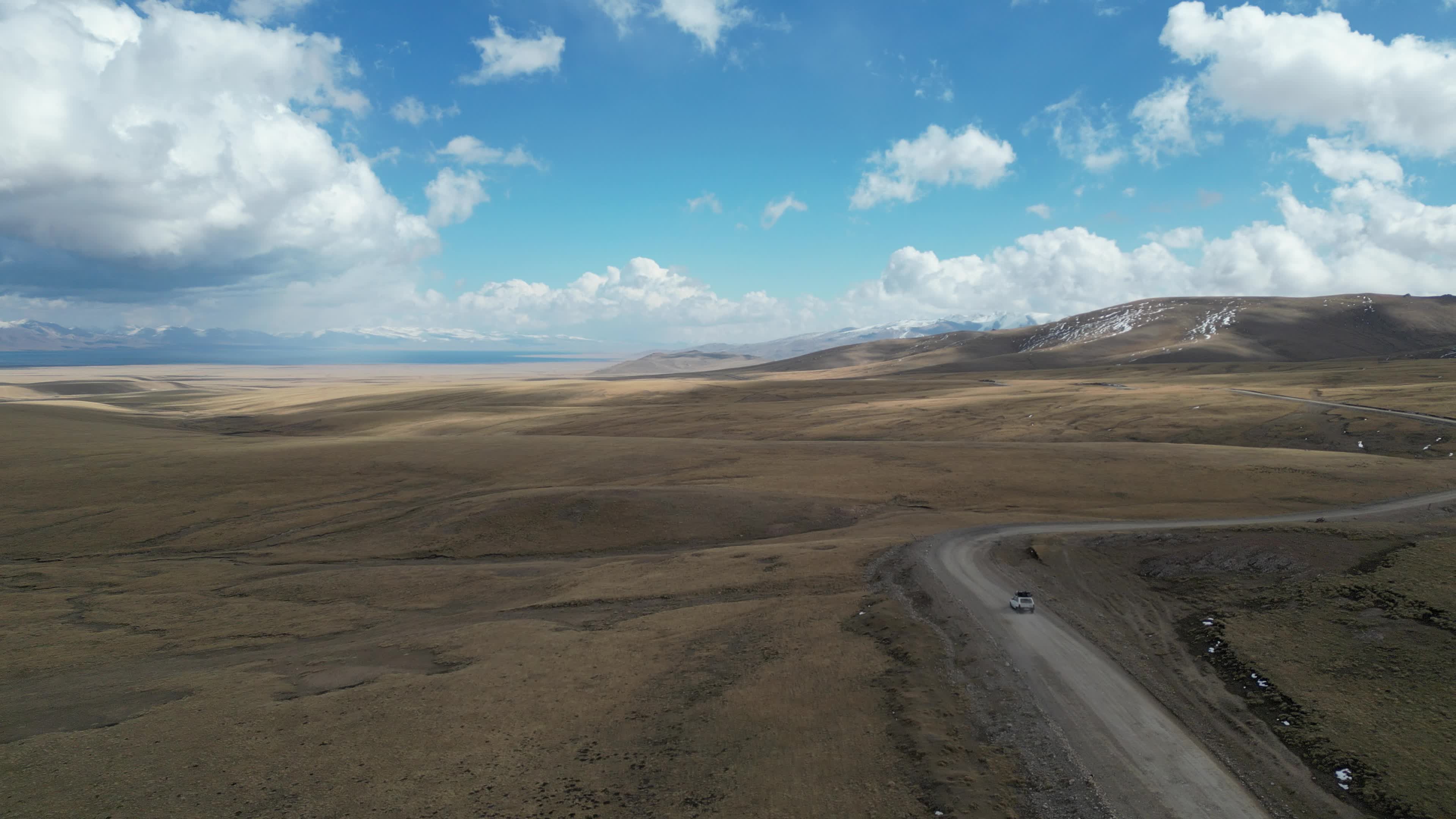 drone videos of the beautiful mountains of Kyrgyzstan